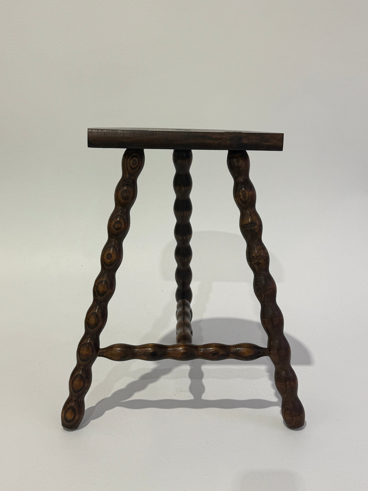Vintage French Bobbin Tabouret - Two Available
