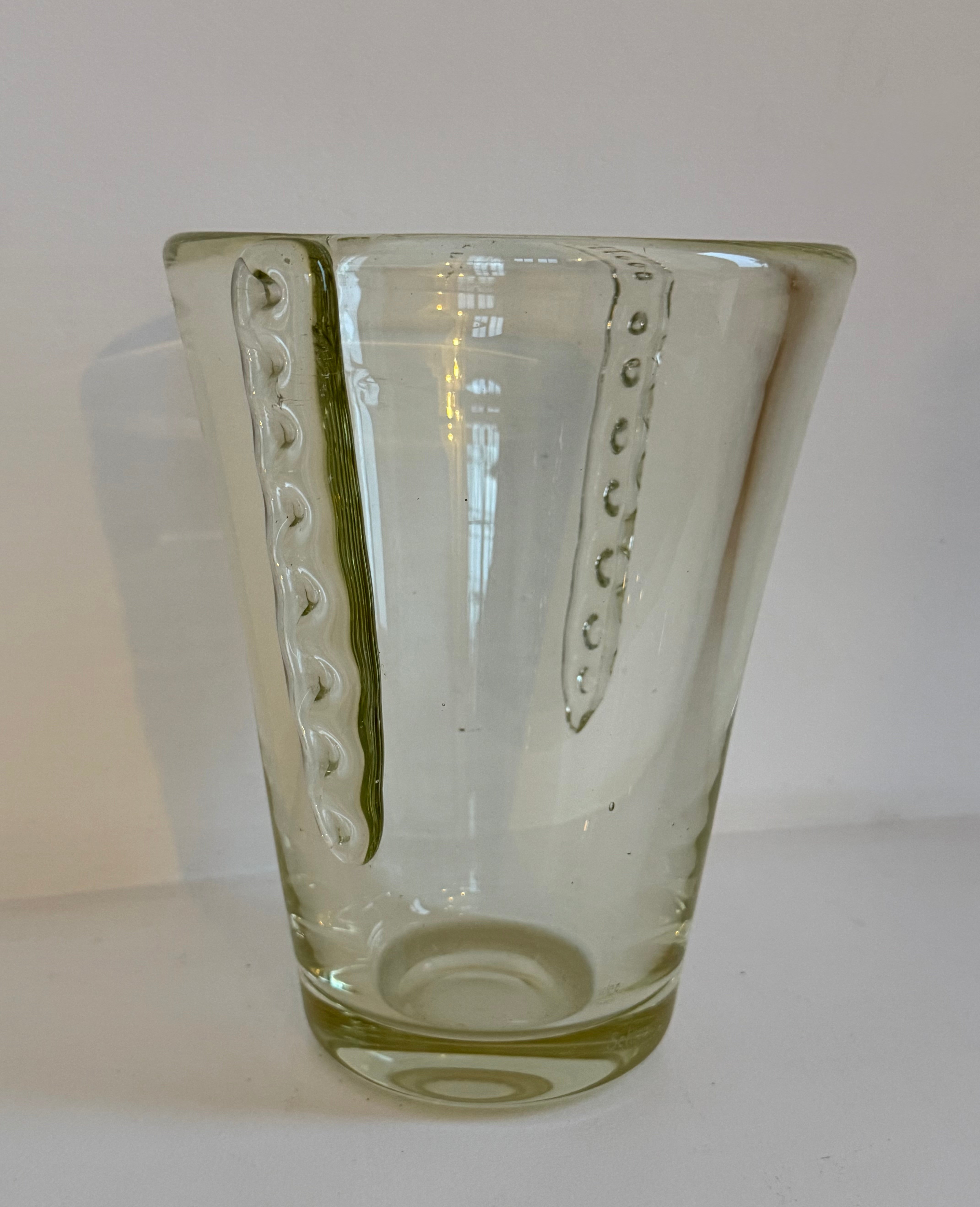 PRE-ORDER: Vintage French Glass Vase by Charles Schneider