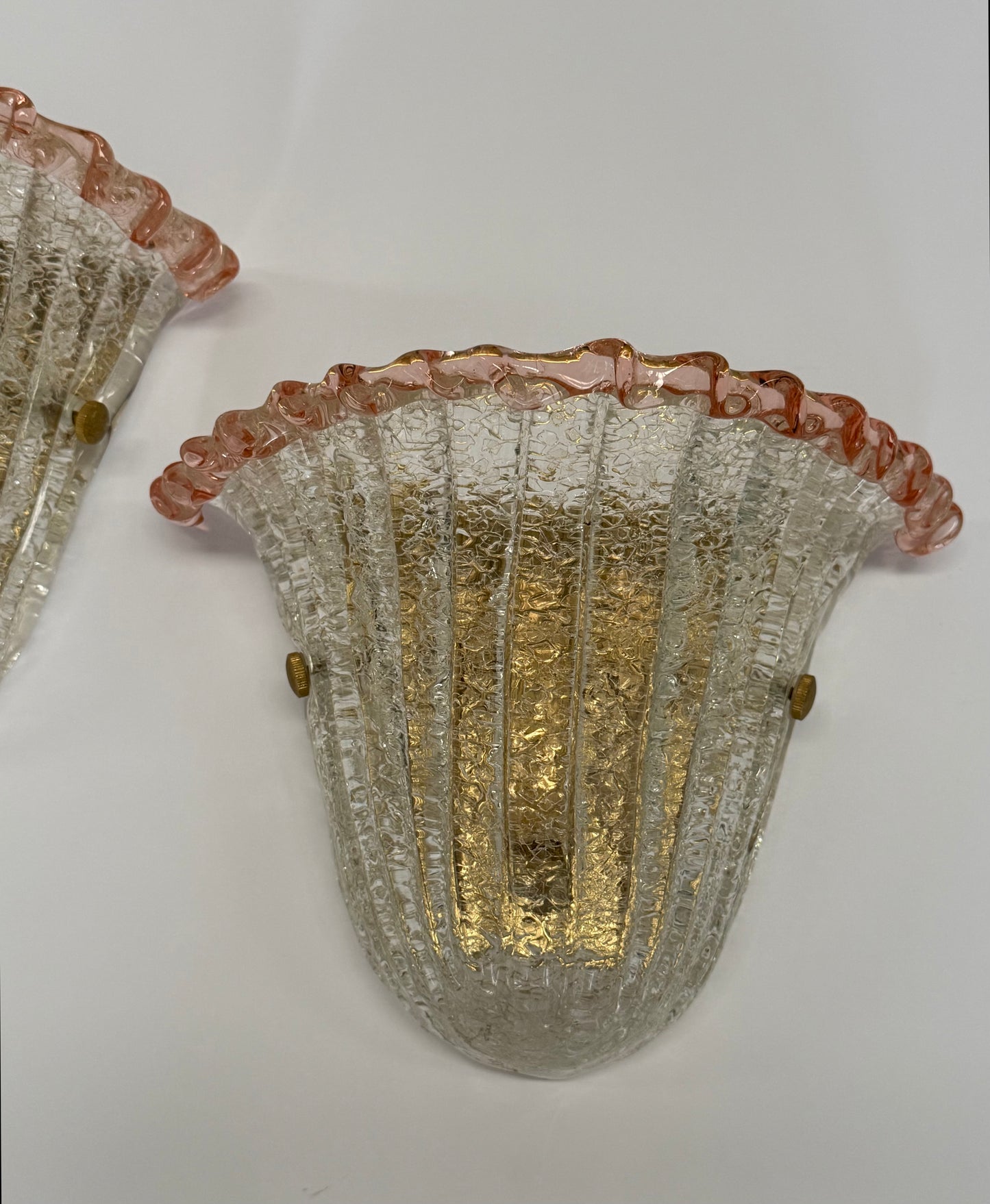 Pair of Vintage Murano Wall Lights