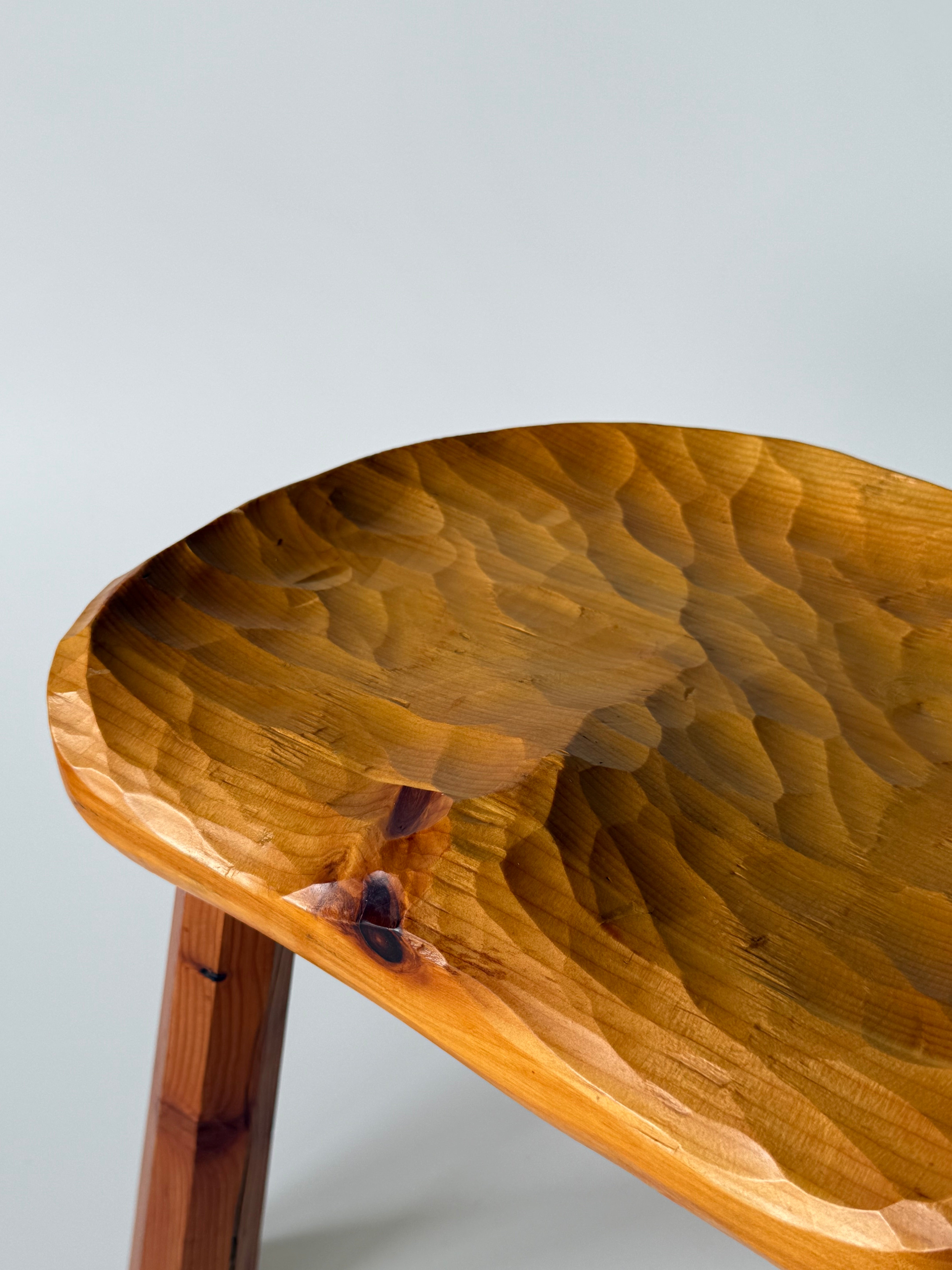 PRE-ORDER: Vintage Italian Brutalist Stool - Two Available