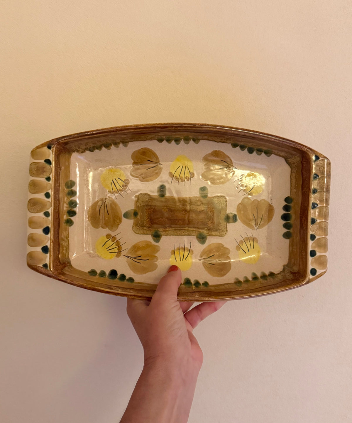 Vintage French Ceramic Dish