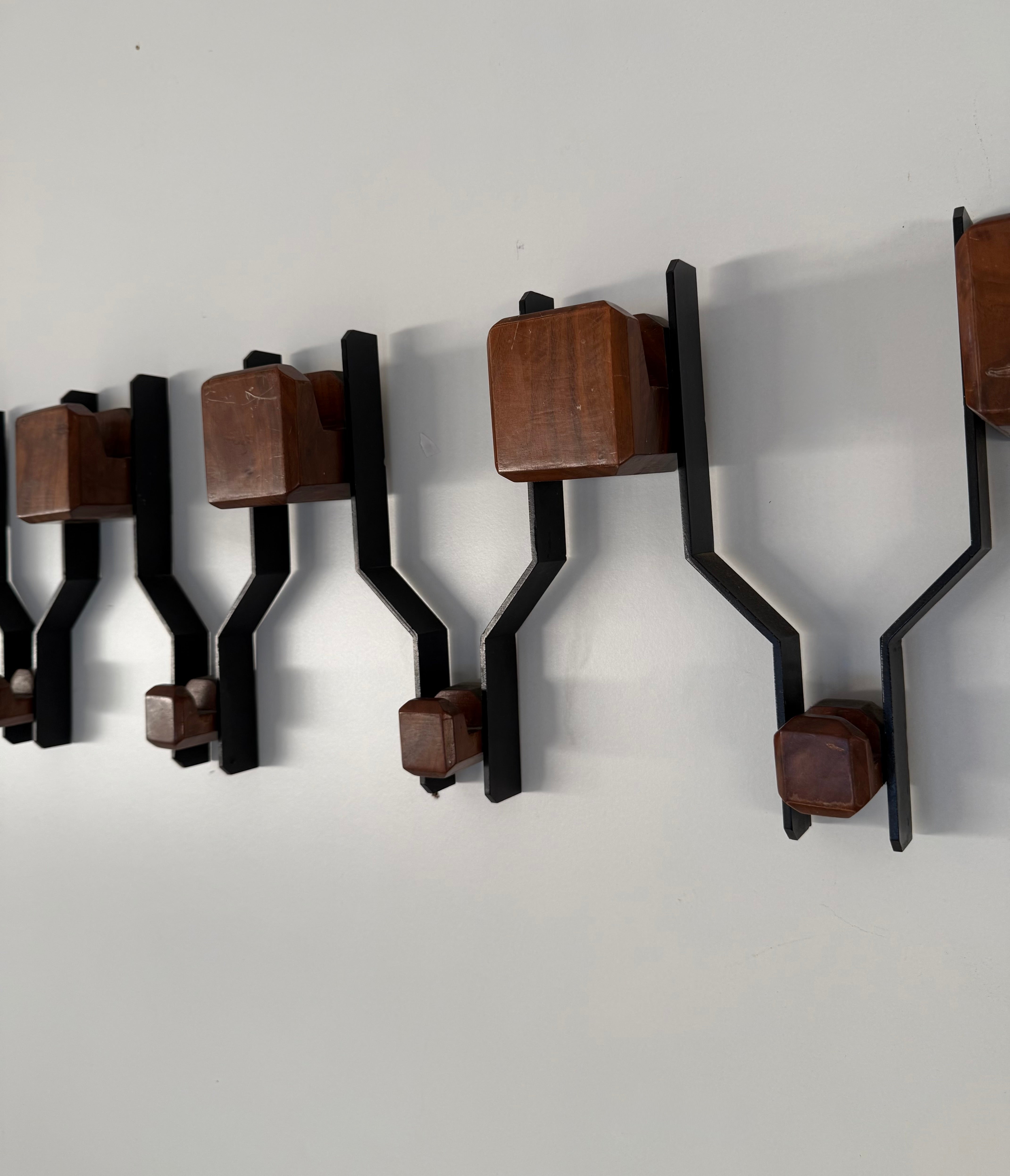 Vintage Italian Wall Coat Rack