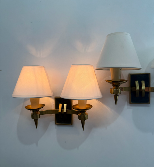 Pair of 1950’s Antique French Wall Lights