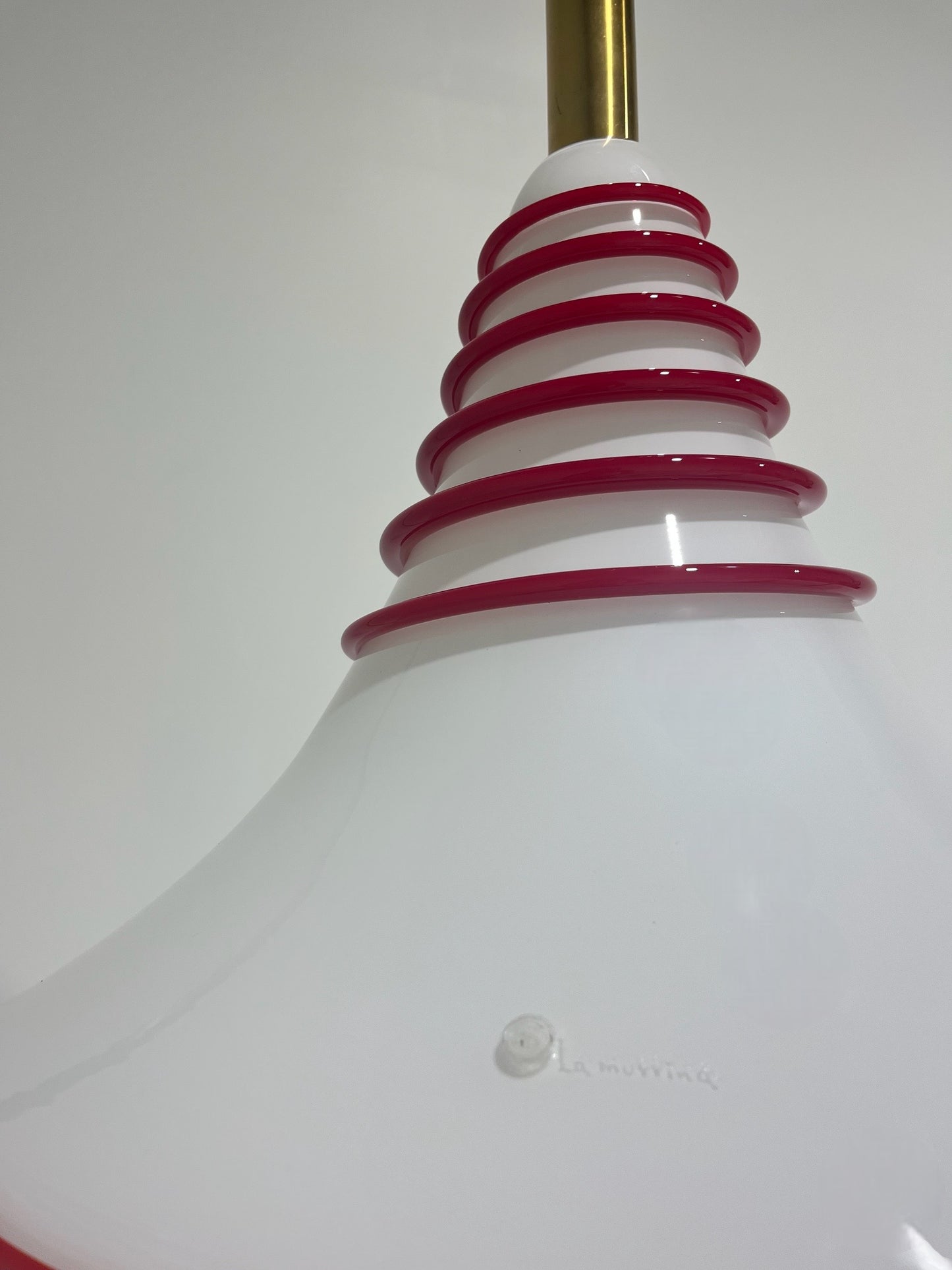 Large Murano Cone Pendant Light by La Murrina