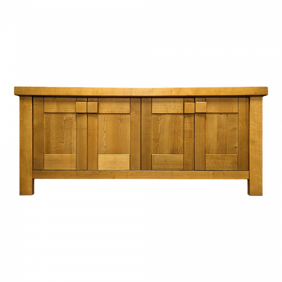 PRE ORDER: Vintage French Elm Sideboard by Maison Regain