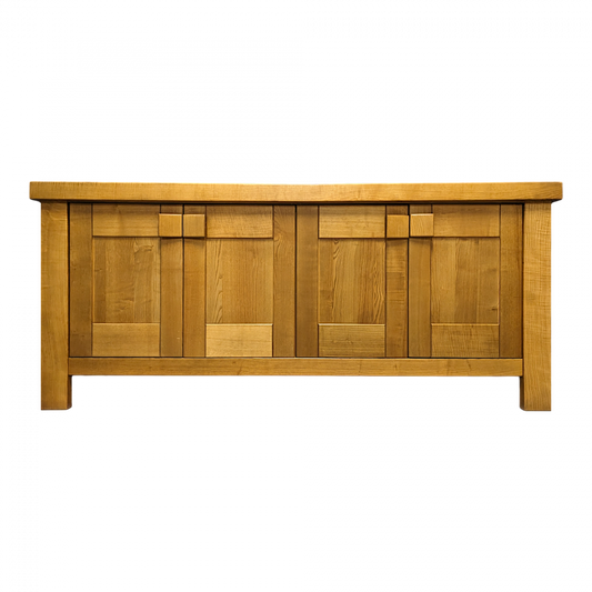 PRE ORDER: Vintage French Elm Sideboard by Maison Regain