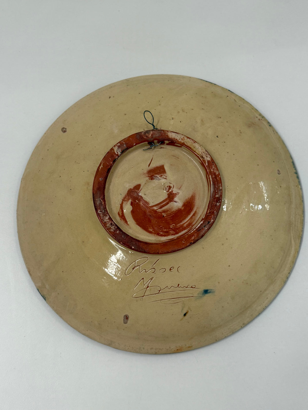 Spanish Ceramic Wall Plate by Puigdemont