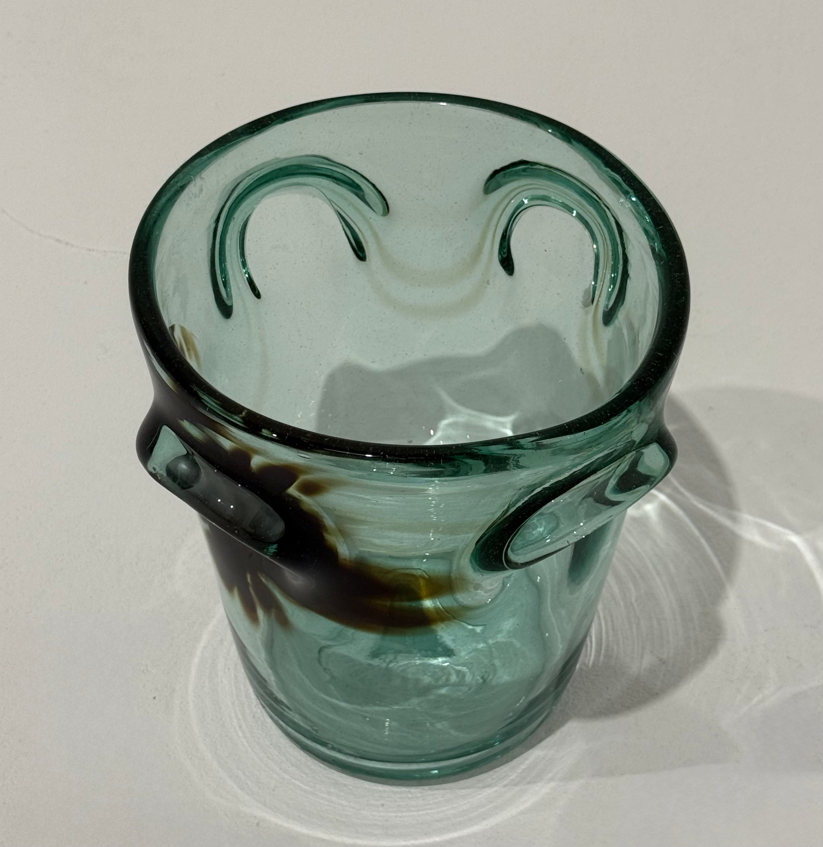 Vintage French Blown Glass Vase By Jean-Claude Novara