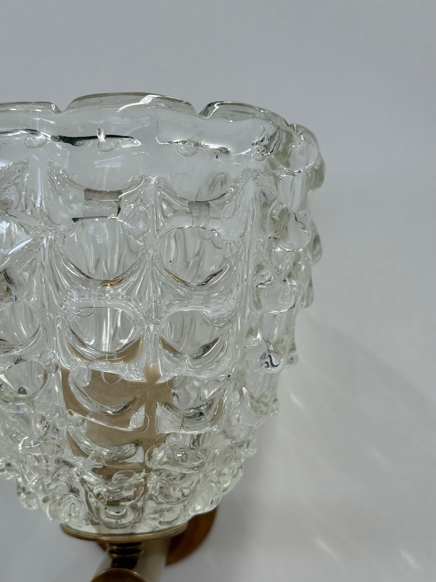 Vintage Scalloped Barovier Wall Light