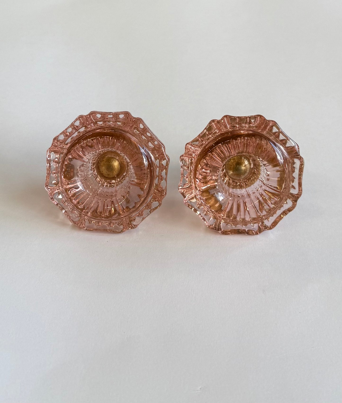 Italian Glass Drawer/Door Pulls - 10 Available