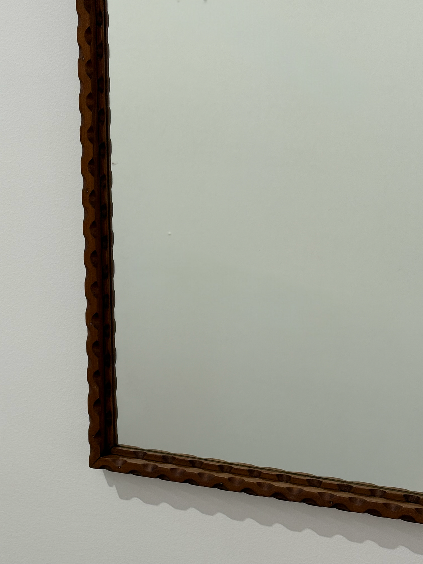 Vintage French Timber Mirror - Two Available