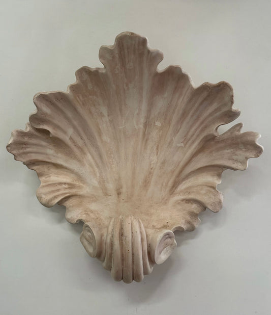 1970’s French Plaster Shell Wall Light