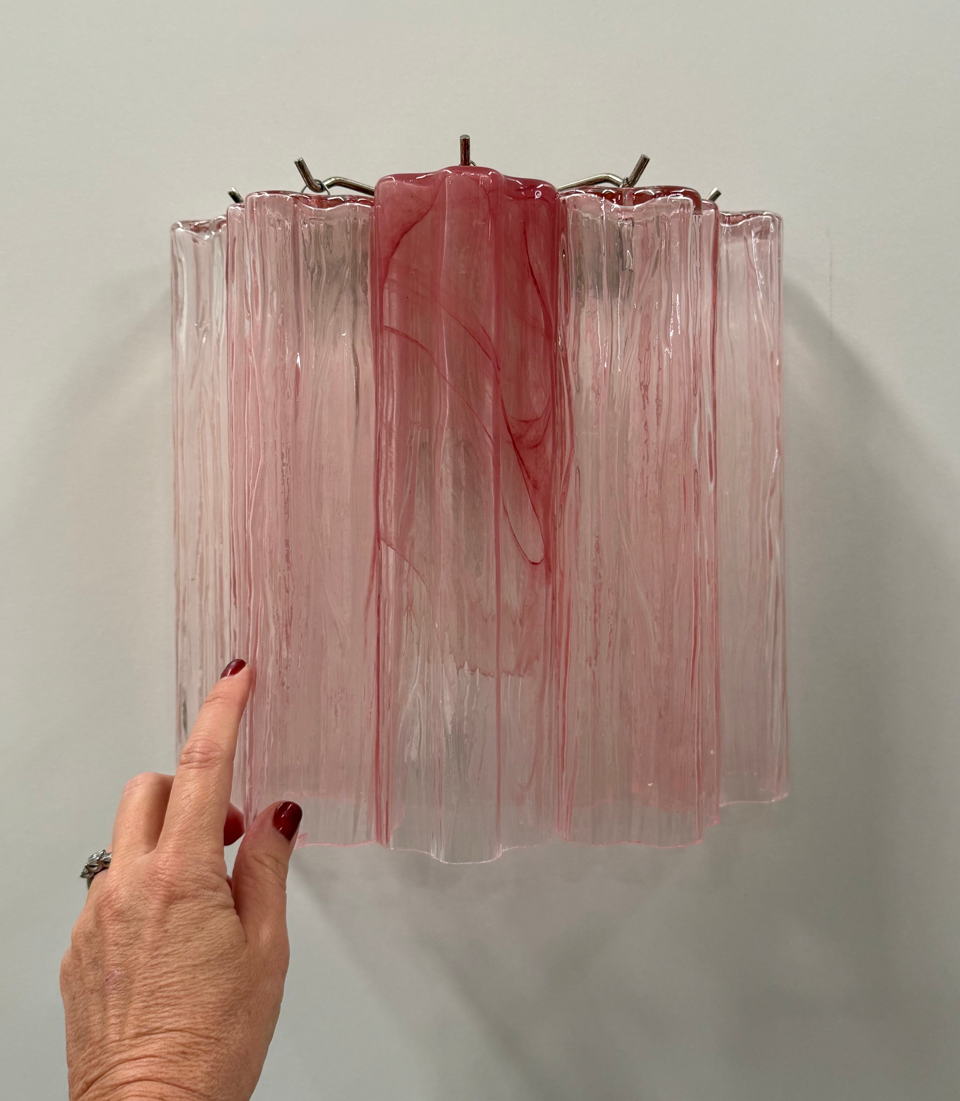 Murano Glass Tube Wall Light