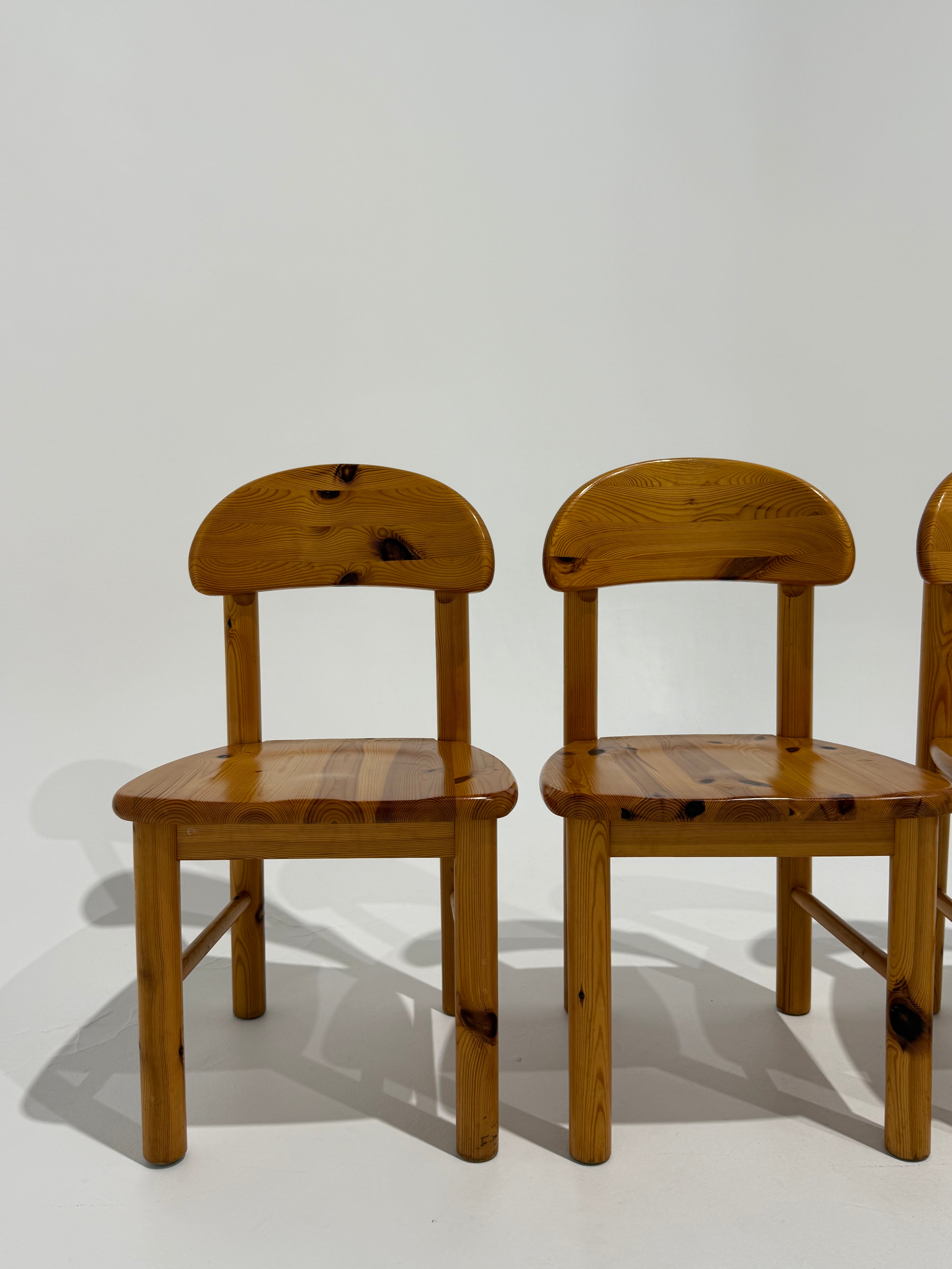 Pine Dining Chair by Rainer Daumiller - 6 Available