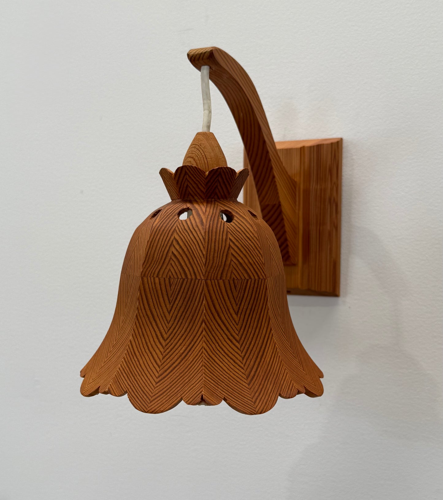 1970’s Swedish Pine Wall Light