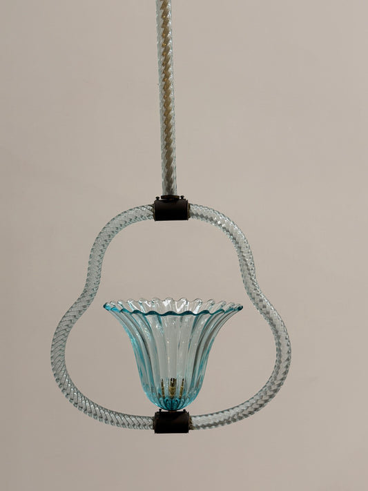 1930’s Barovier & Toso Murano Glass Pendant