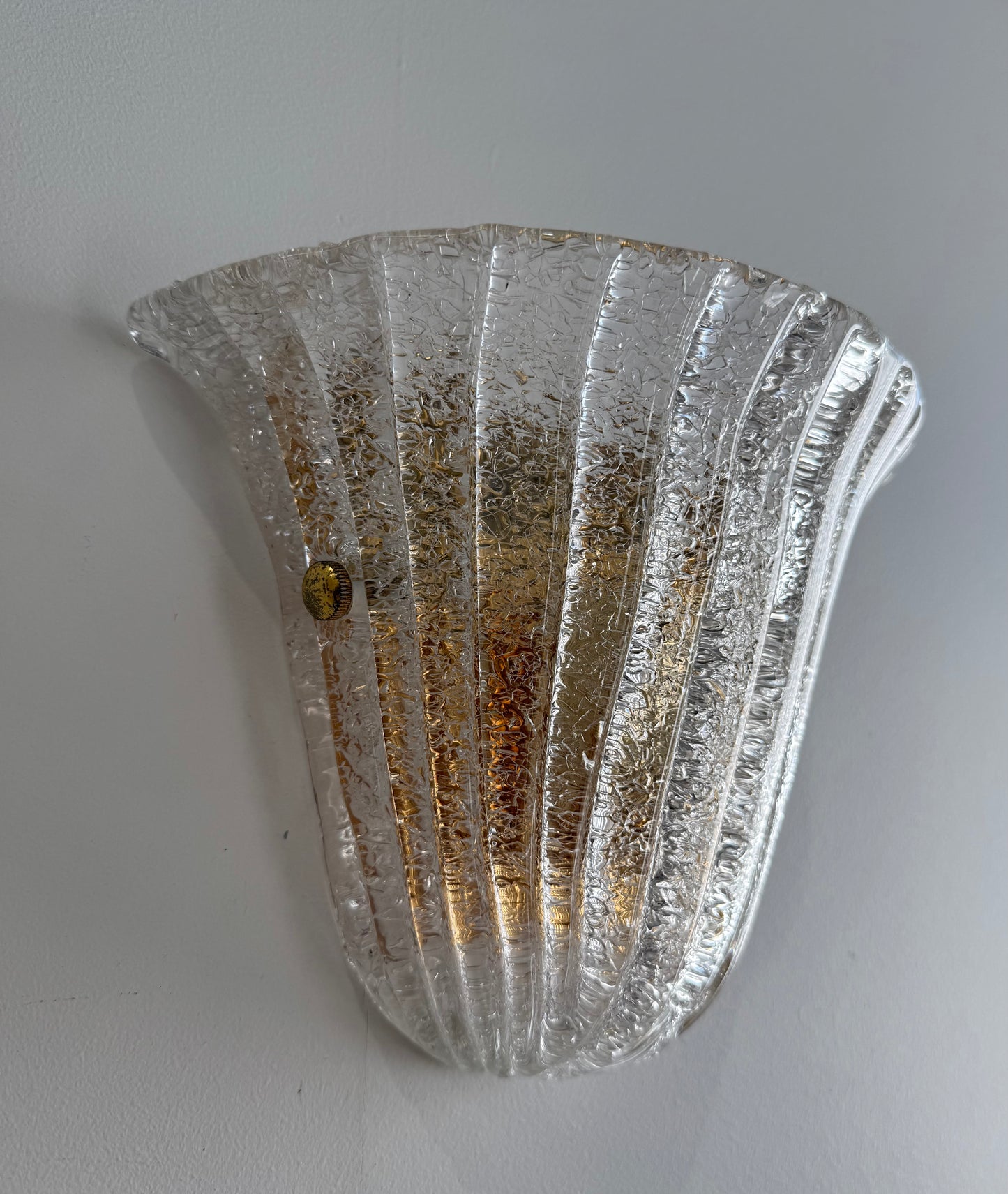 Pair of Murano Glass Wall Lights