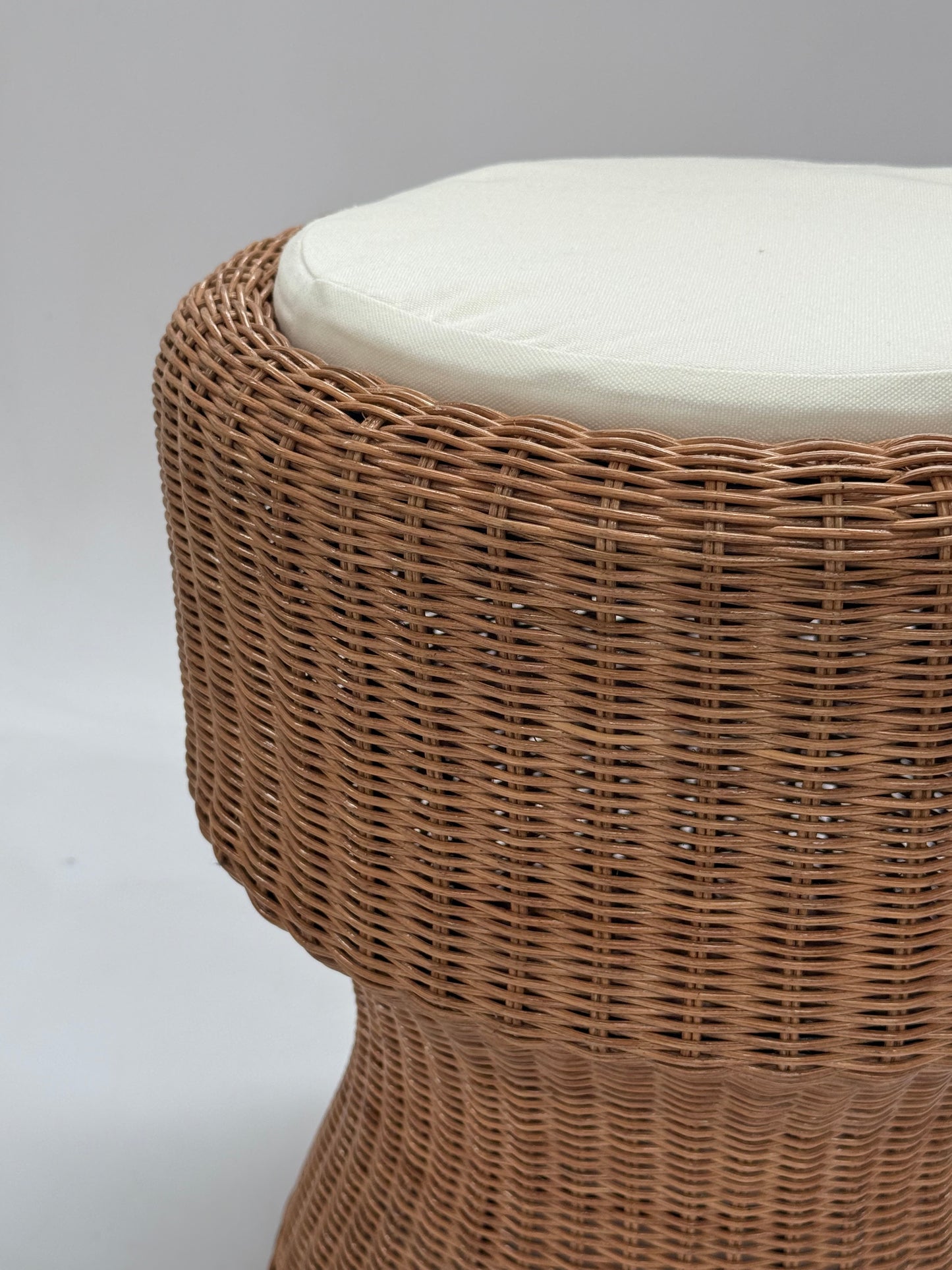 Wicker Stool or Side Table - 6 Available