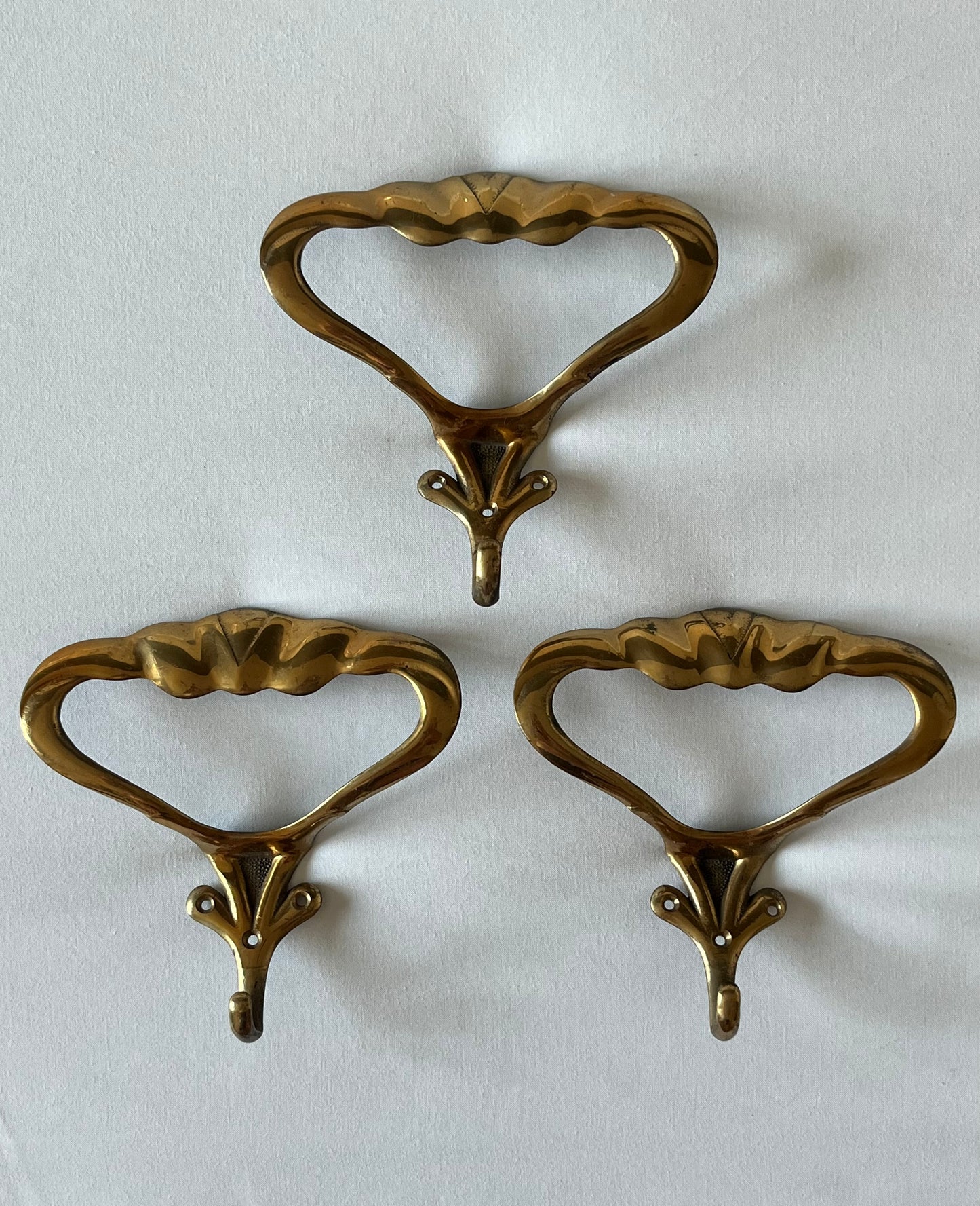 Italian Brass Wall Hook - Three Available