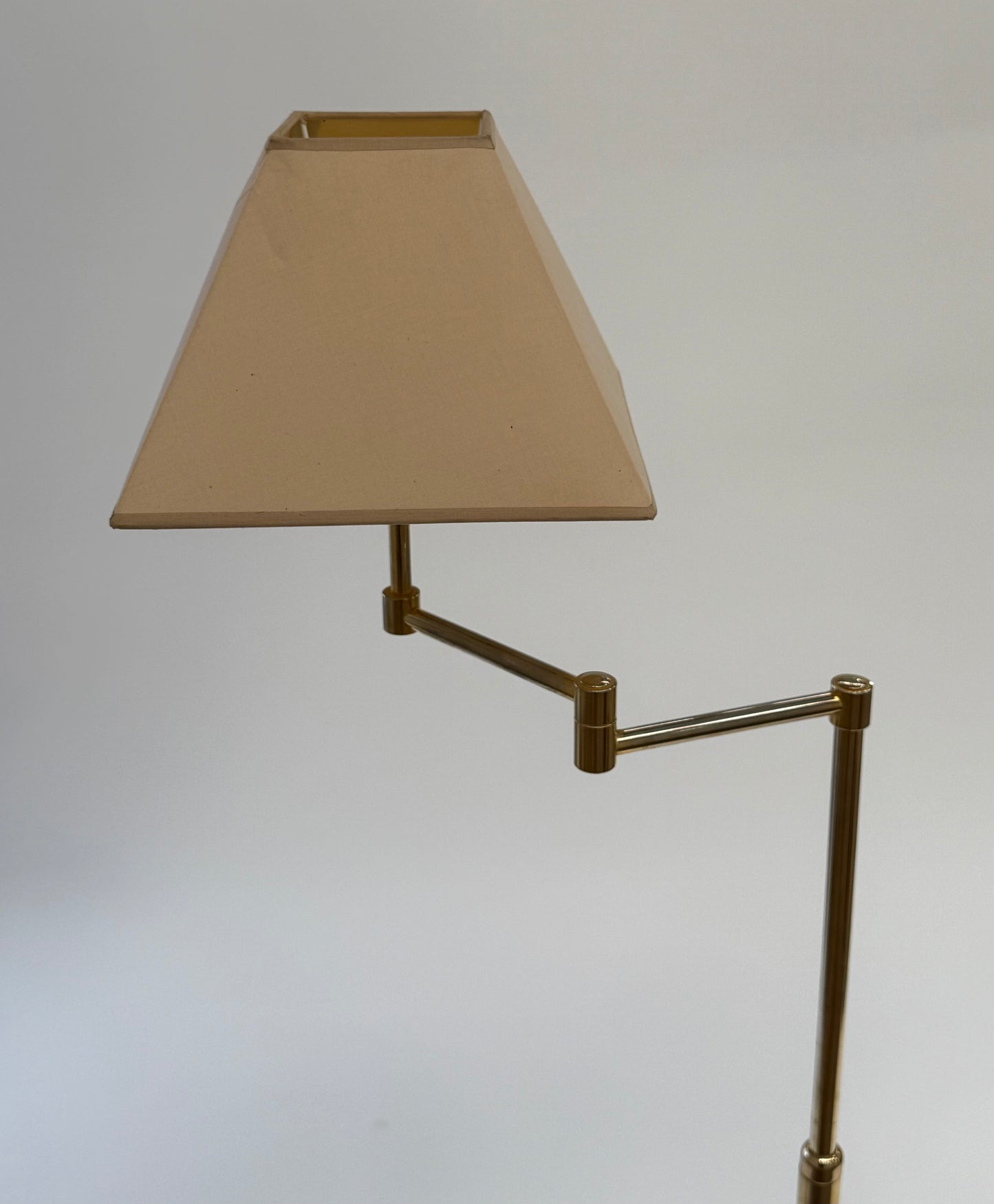 Vintage Brass Articulated Floor Lamp