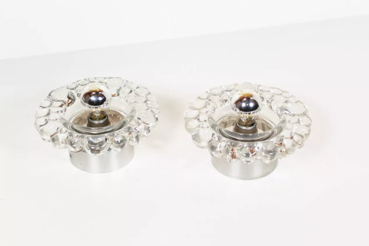 Murano Glass Floral Wall Light by Peill & Putzler - Six Available