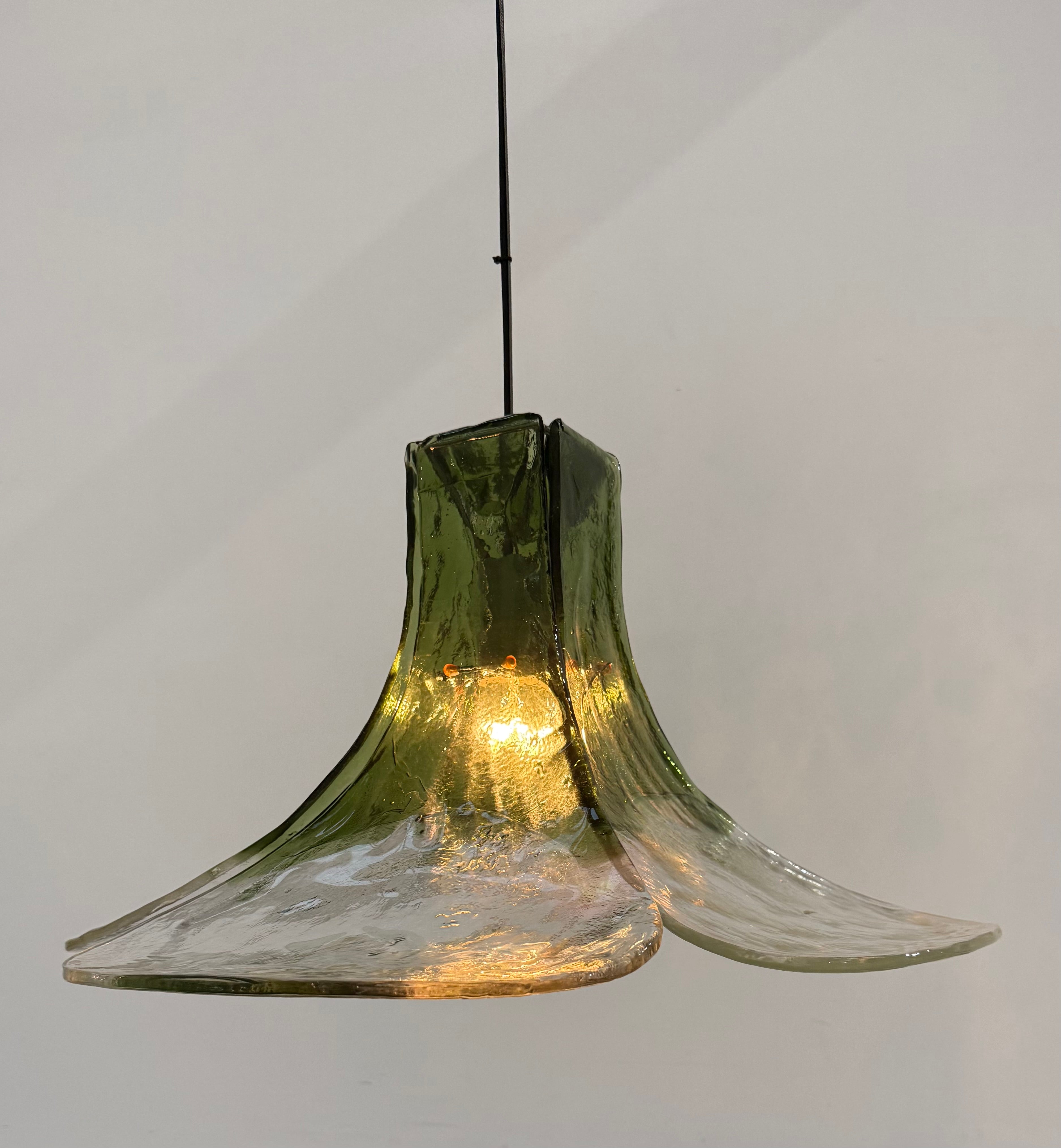 Murano Flower Pendant by Carlo Nason for Mazzega