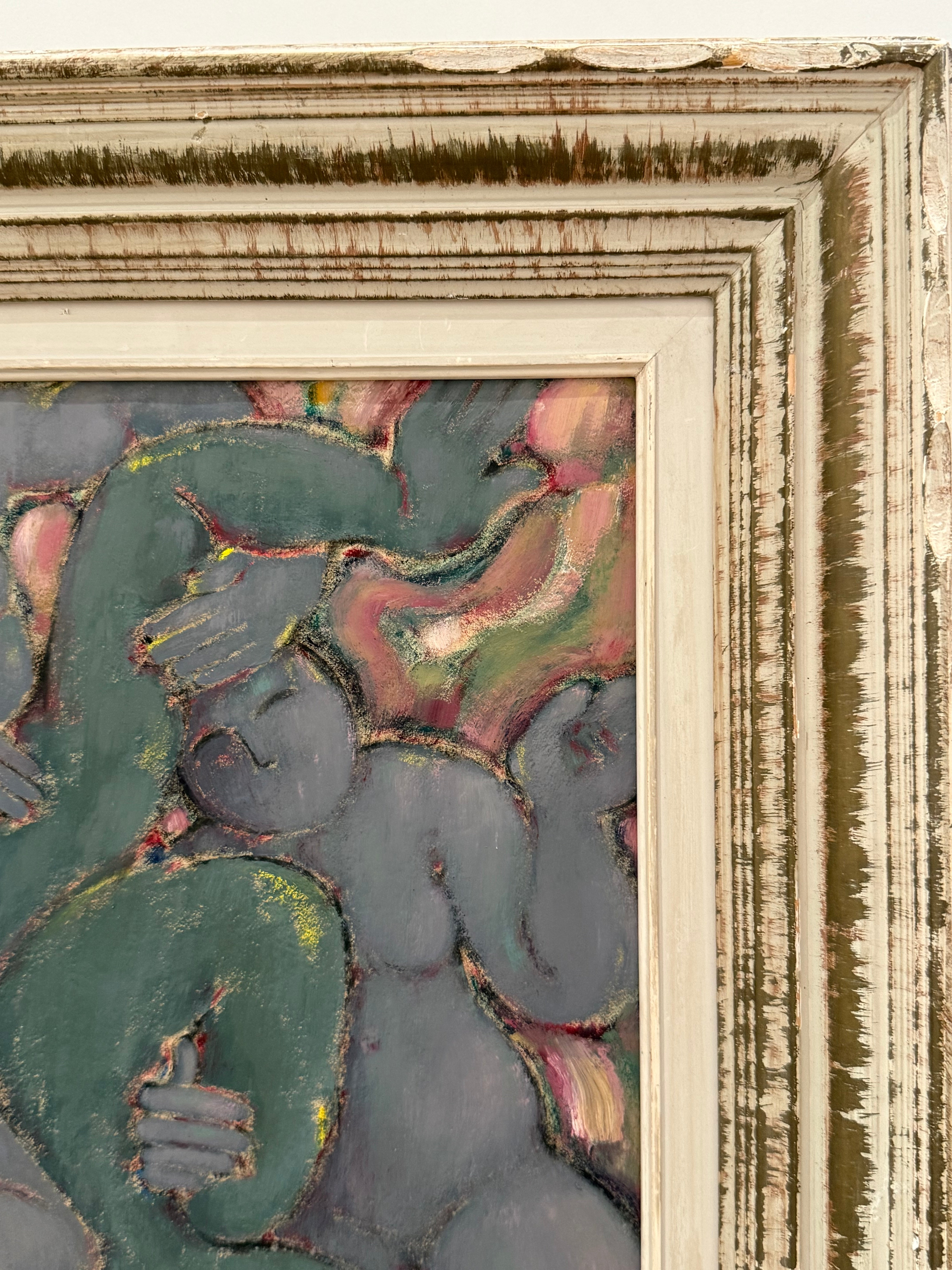 Vintage French Abstract Artwork