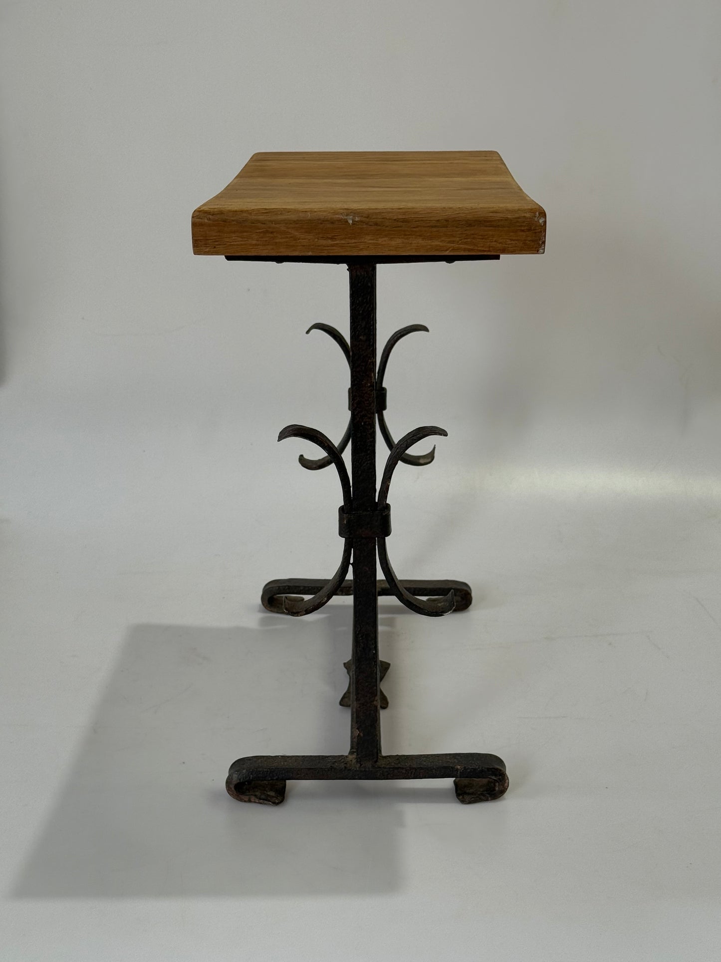 Vintage Timber & Iron Stool