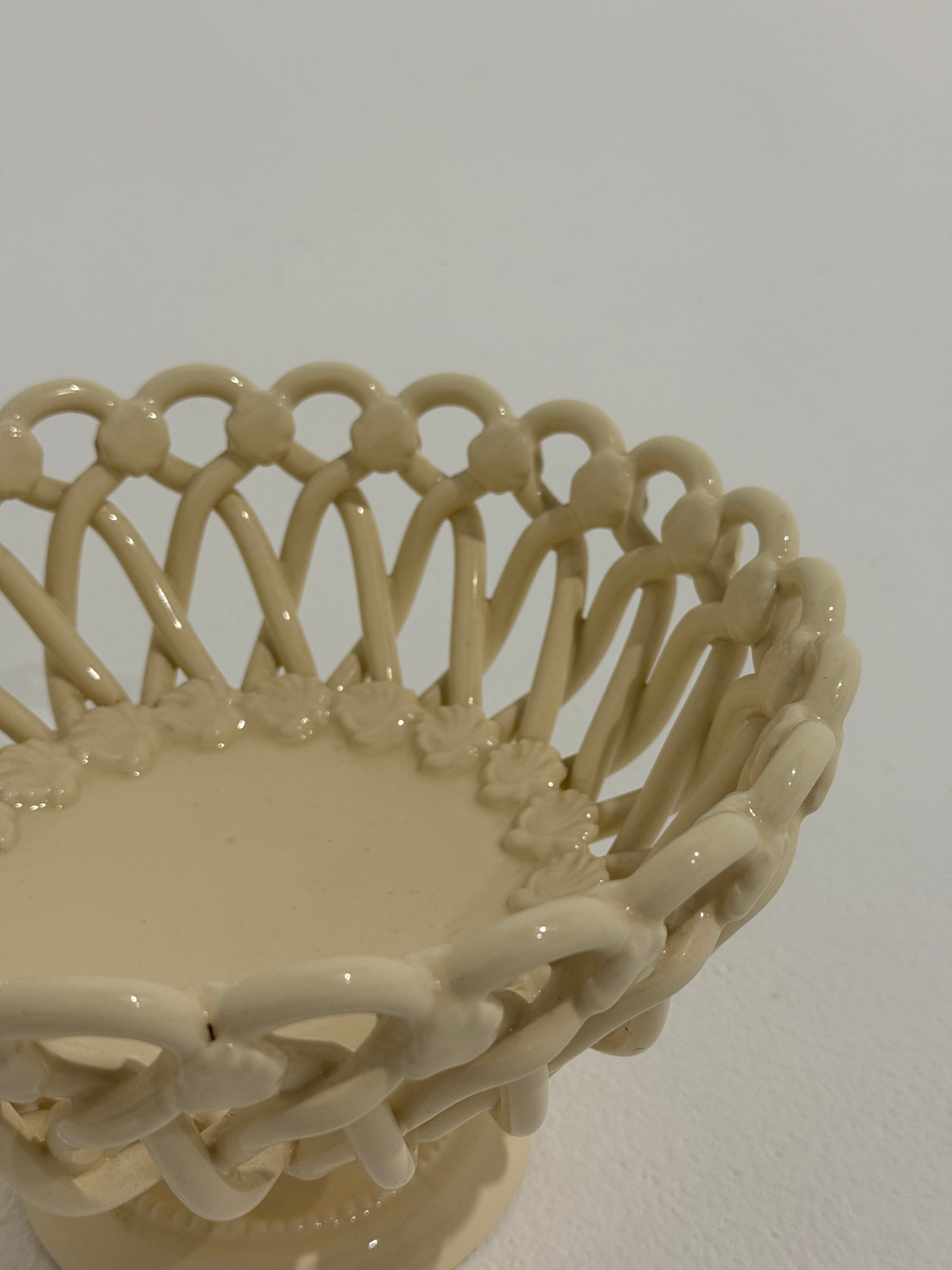 1960’s French Ceramic Pichon Basket