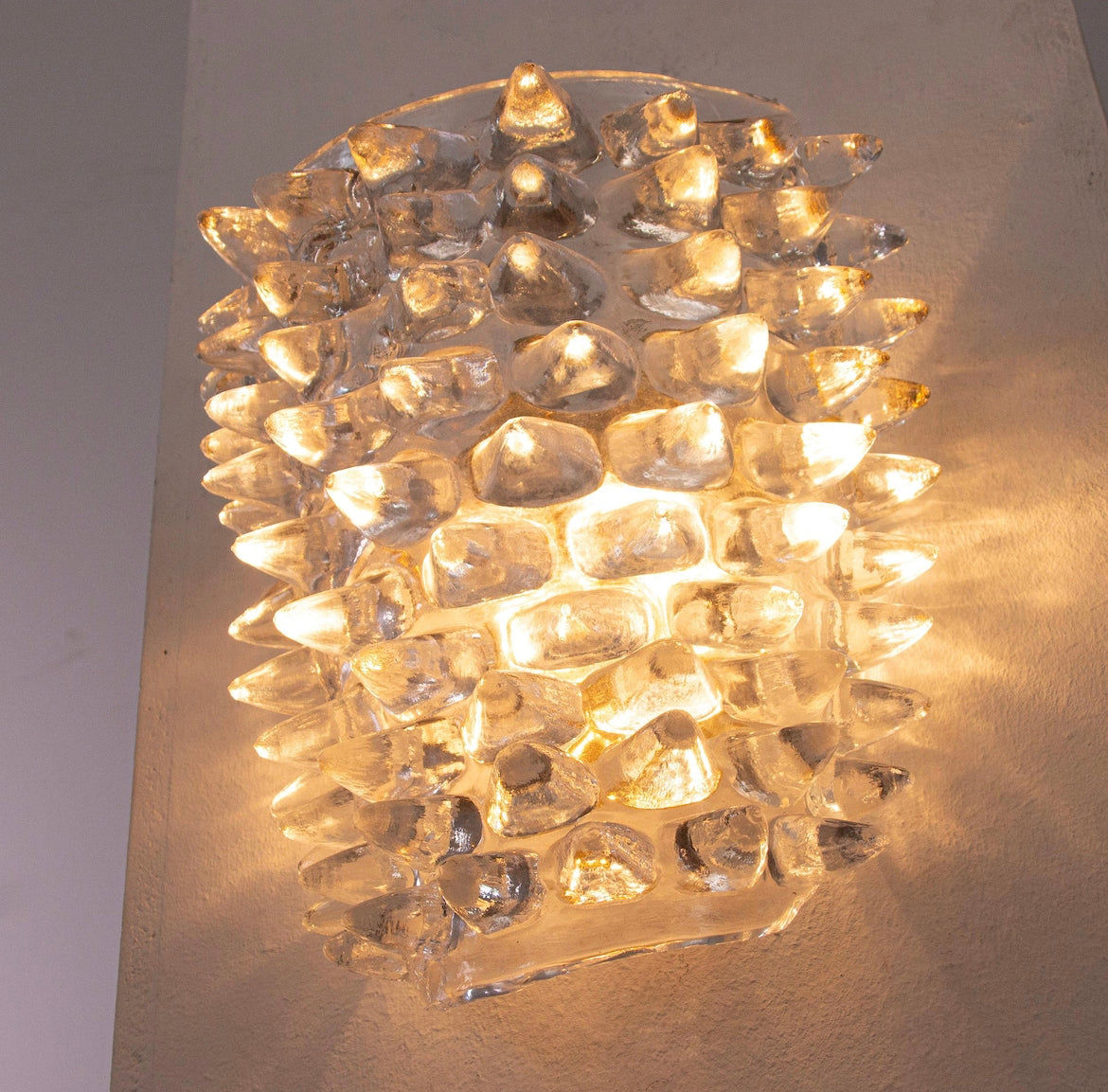 Large Murano Rostrato Wall Light