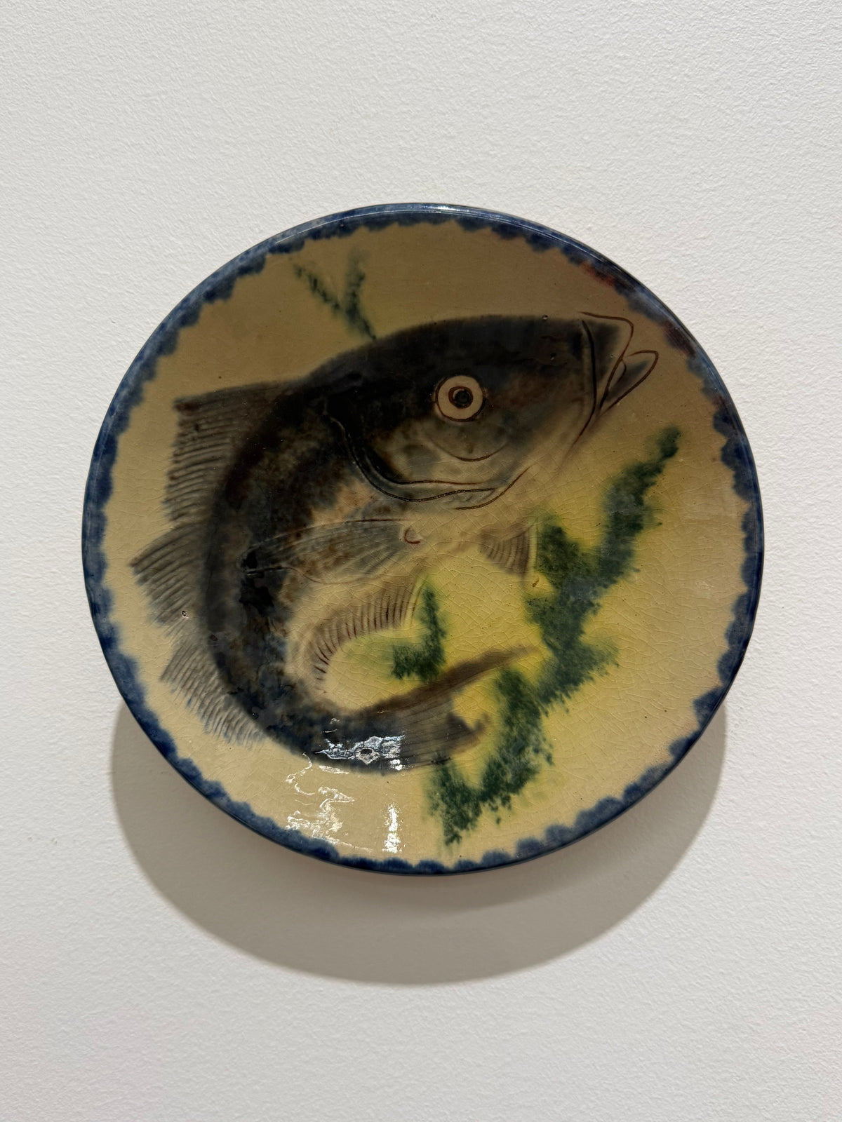 Spanish Ceramic Wall Plate by Puigdemont