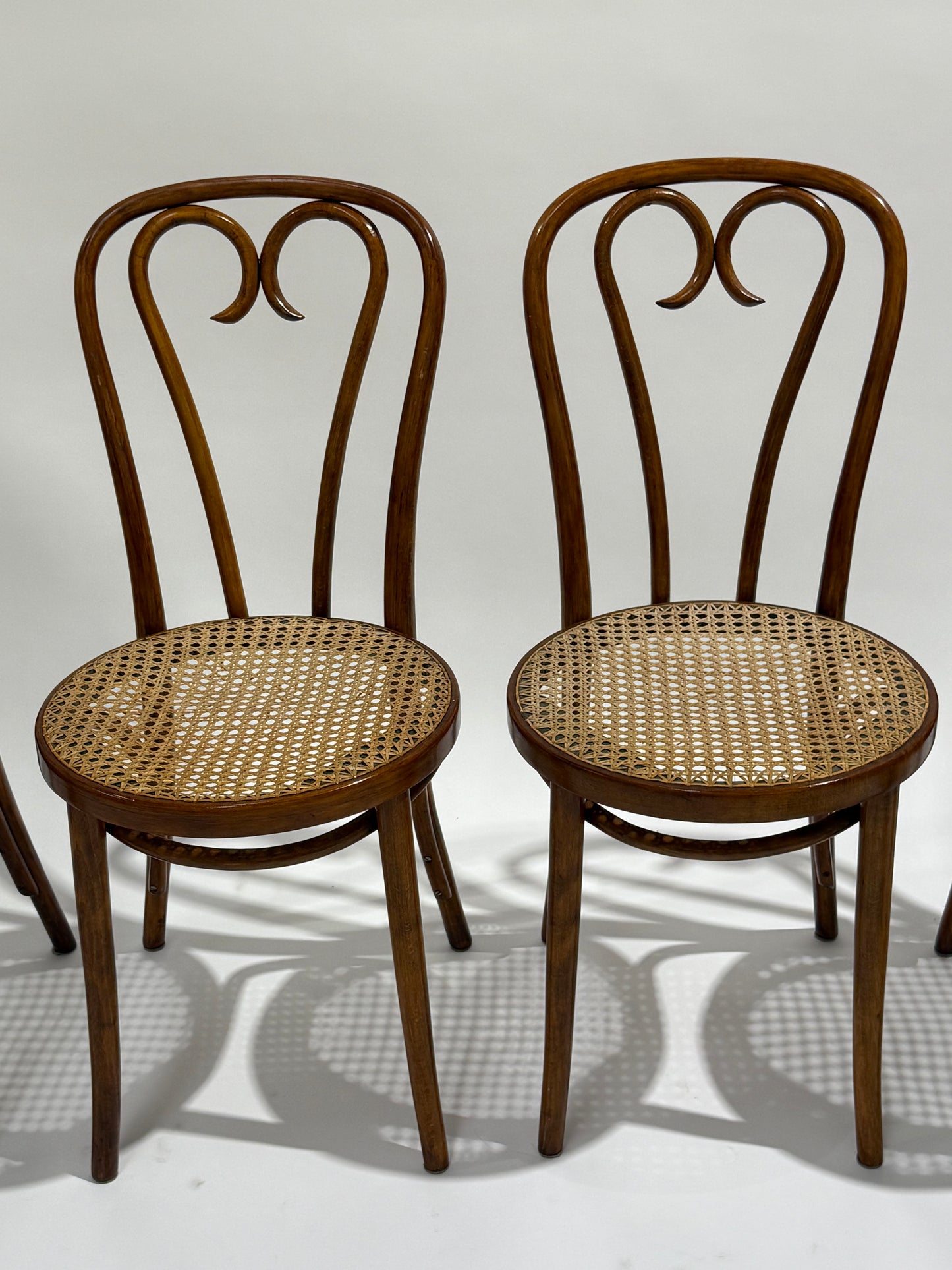 Set of Four Vintage Bentwood Dining Chairs