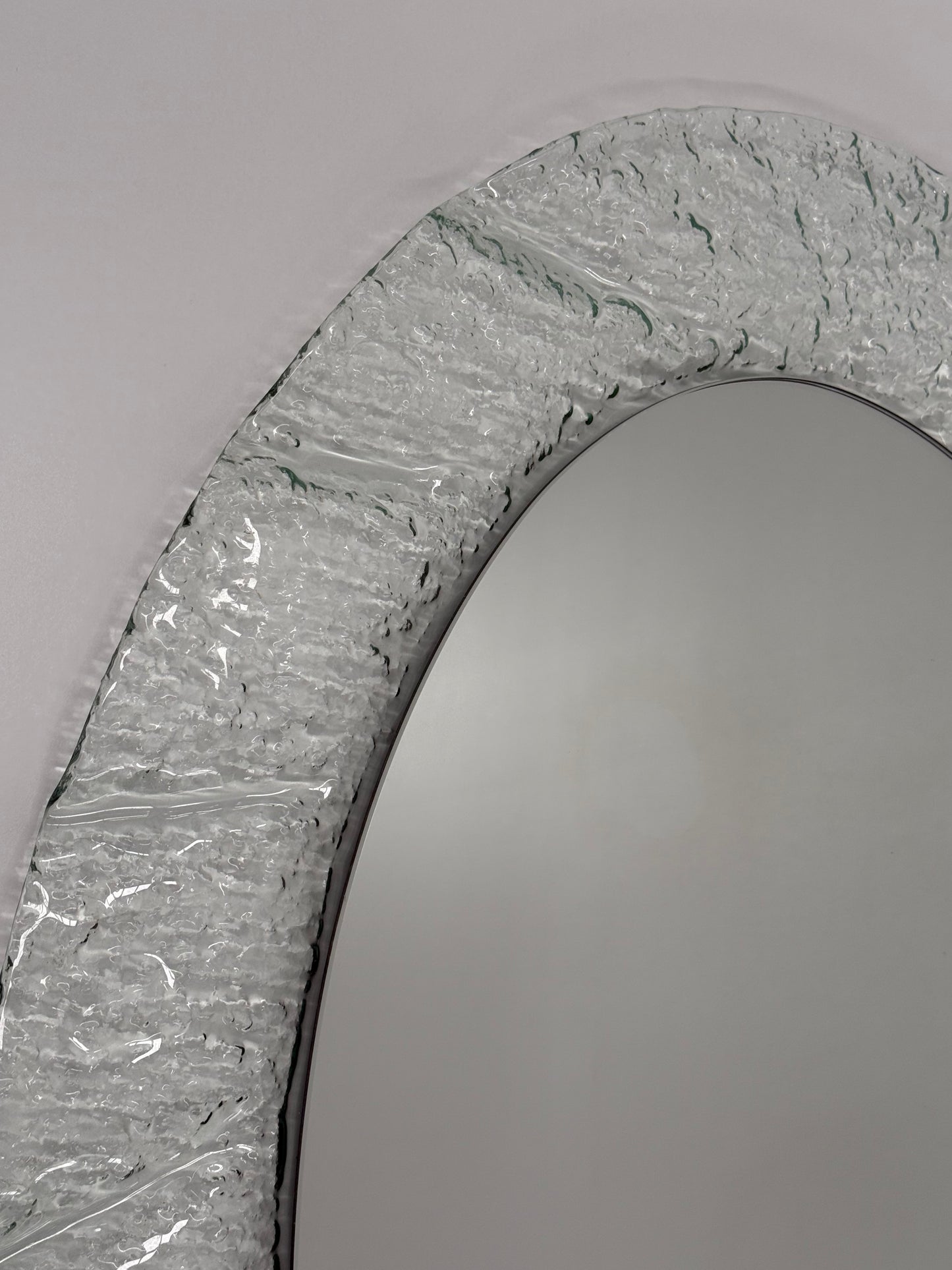Vintage Moulded Glass Mirror