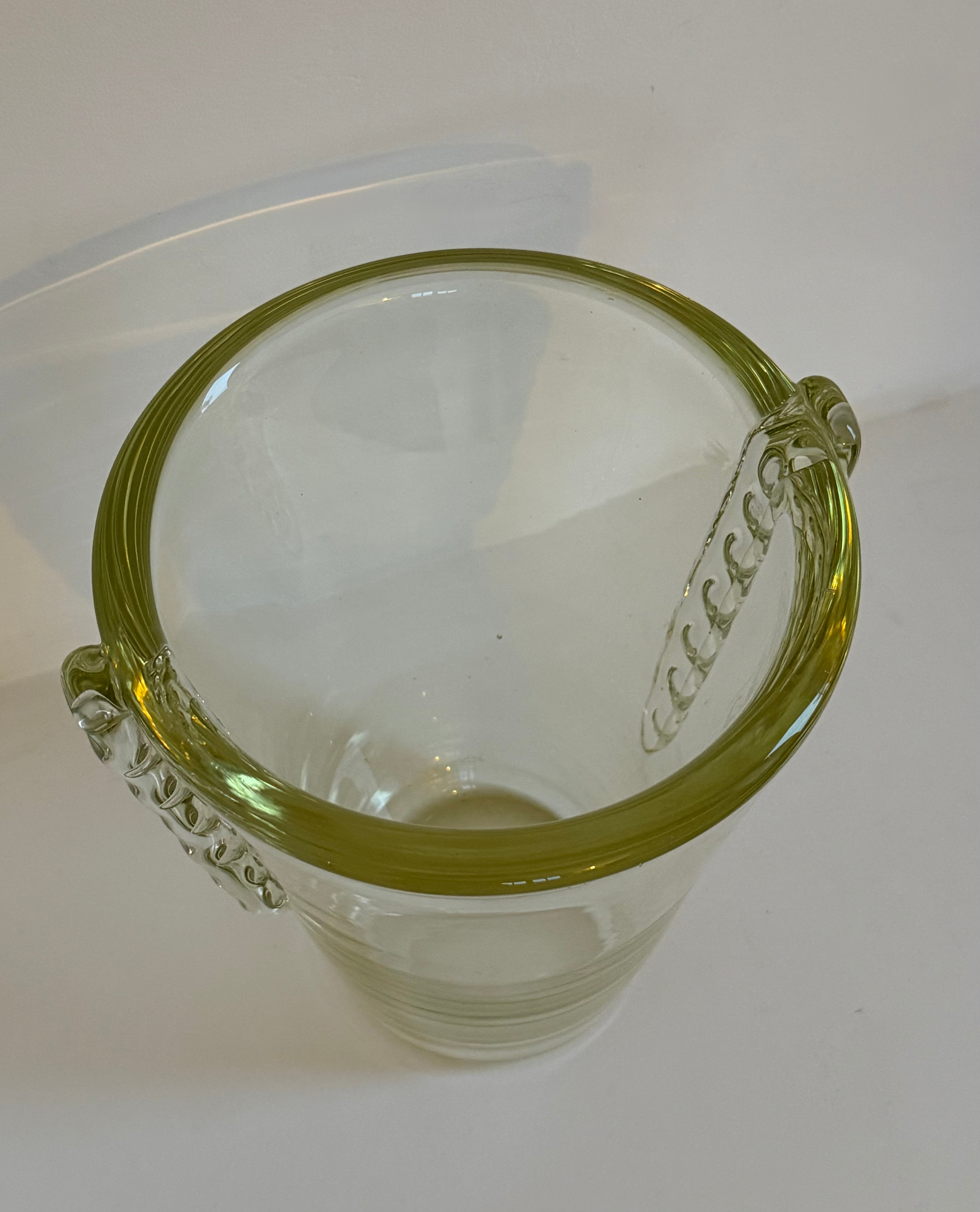 PRE-ORDER: Vintage French Glass Vase by Charles Schneider