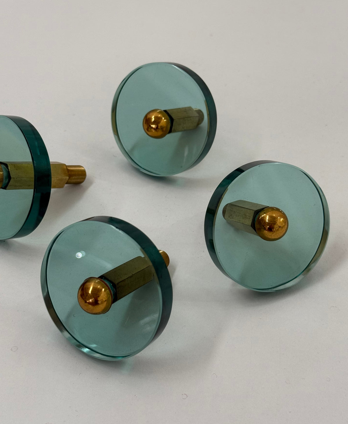 Italian Murano Glass Cabinetry Pulls - Four Available