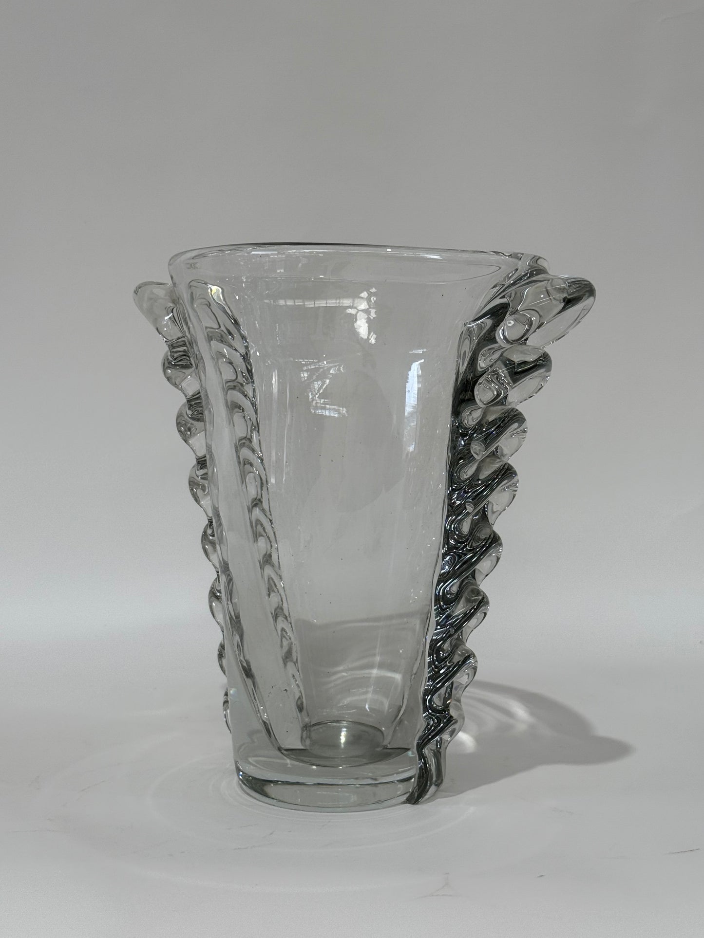 Vintage French Crystal Vase by Daum