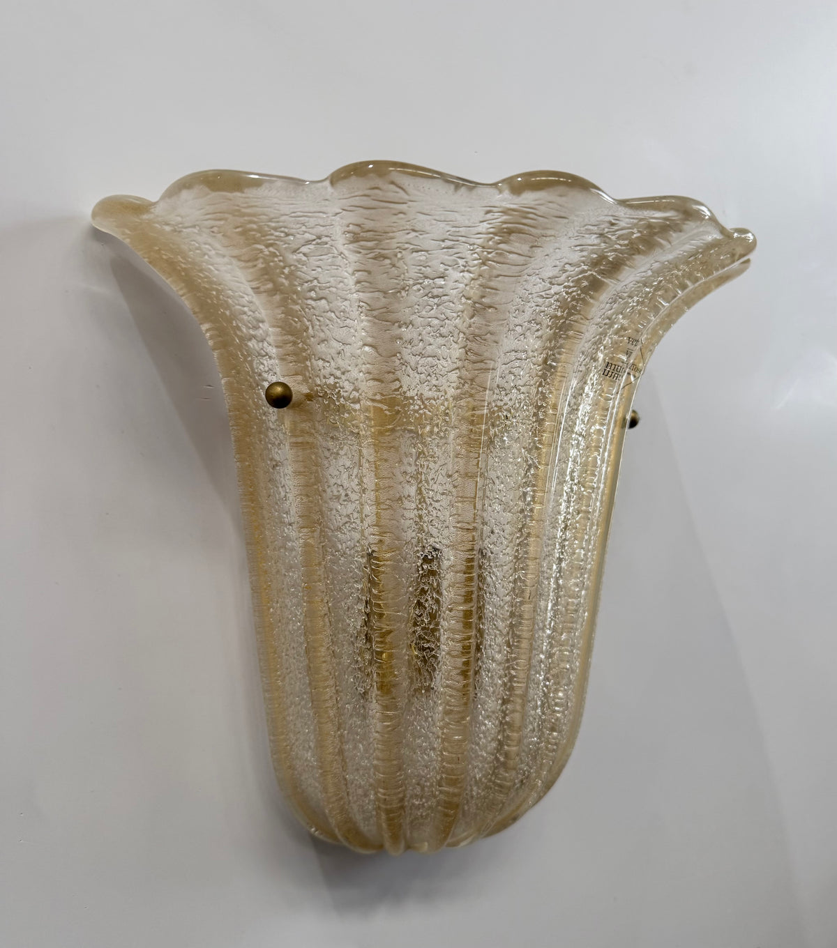 Vintage Murano Wall Light by Barovier & Toso - Four Available