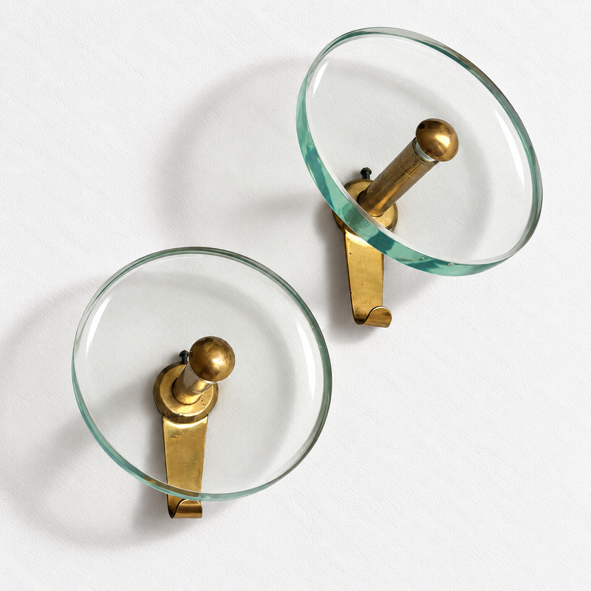 Italian Glass Wall Hook - Three Available