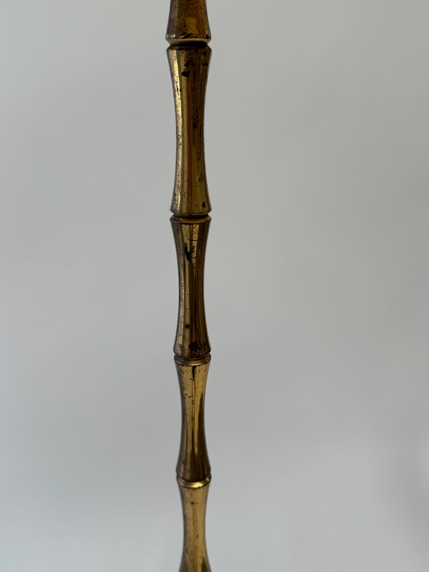 Vintage French Brass Floor Lamp by Maison Bagues