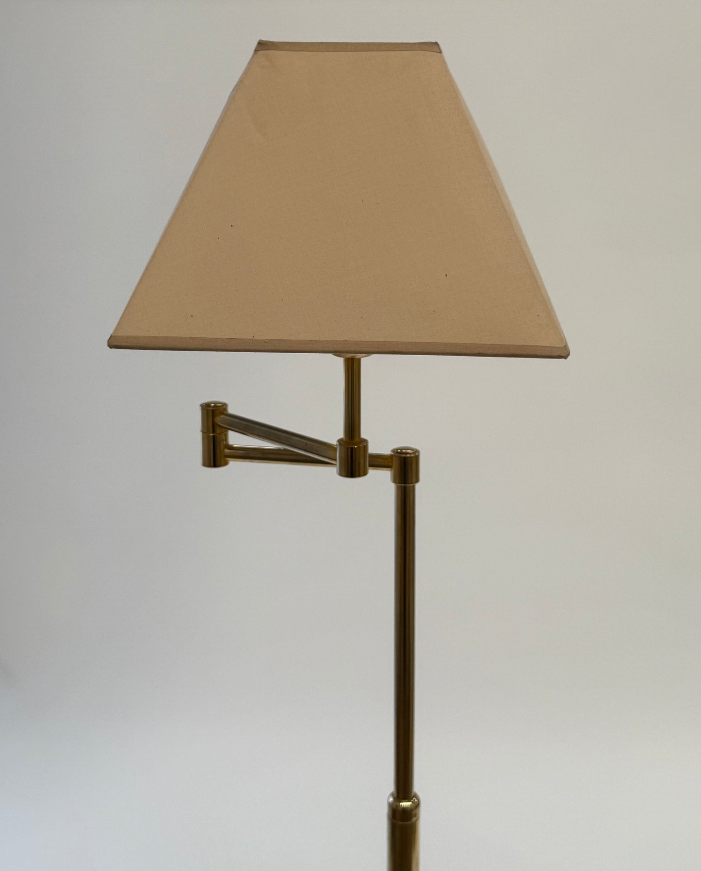 Vintage Brass Articulated Floor Lamp