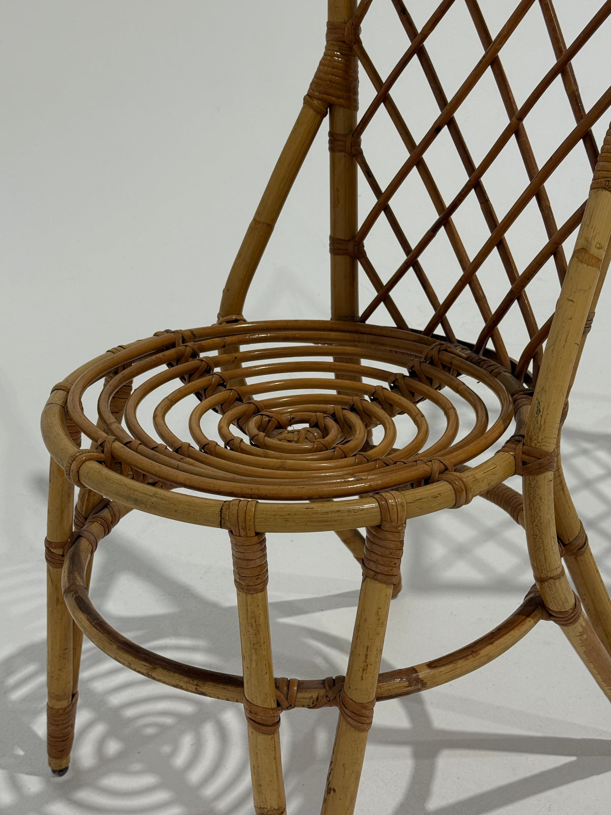 Pair of French Bamboo Chairs