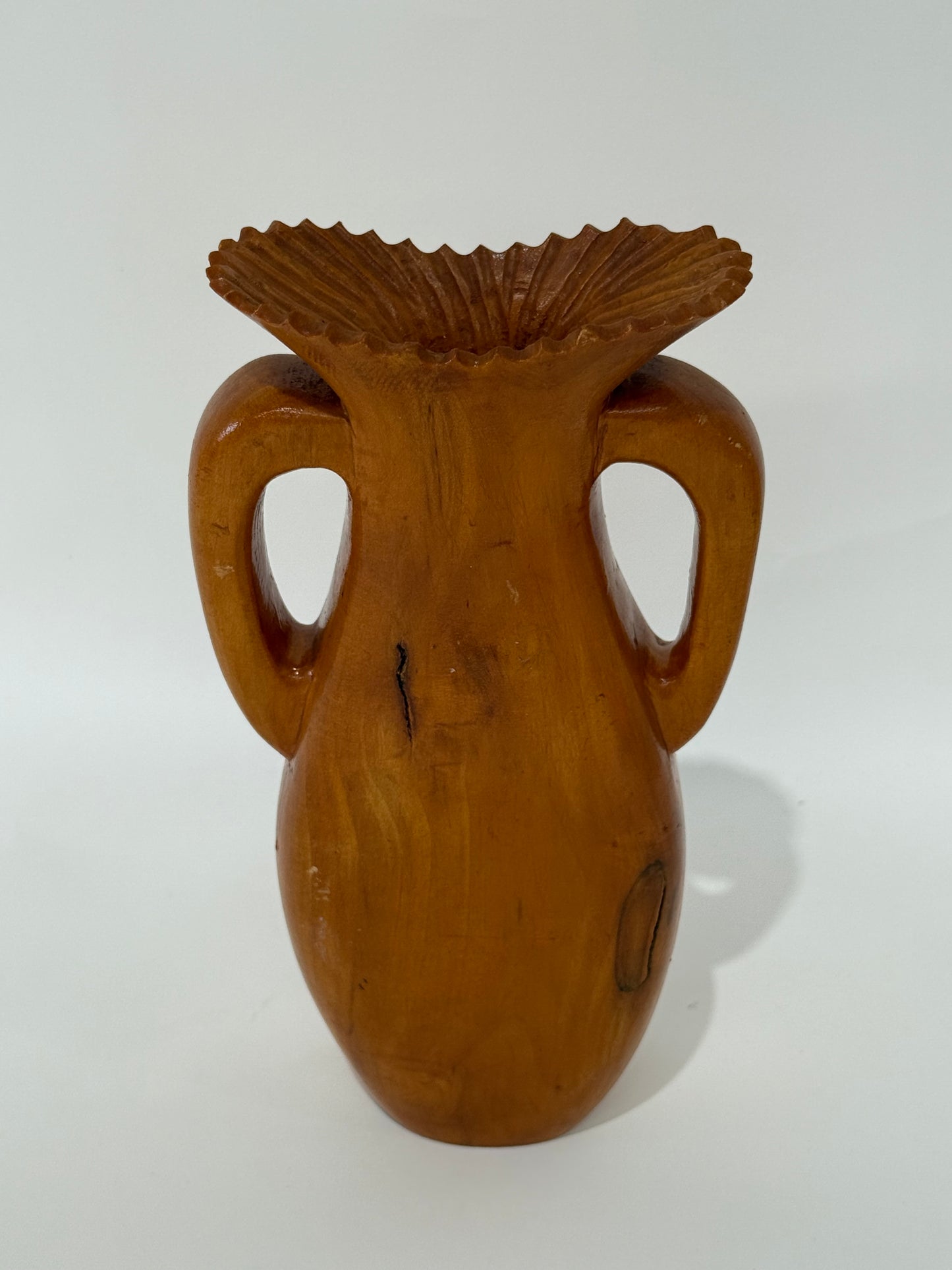 Vintage Timber Vase