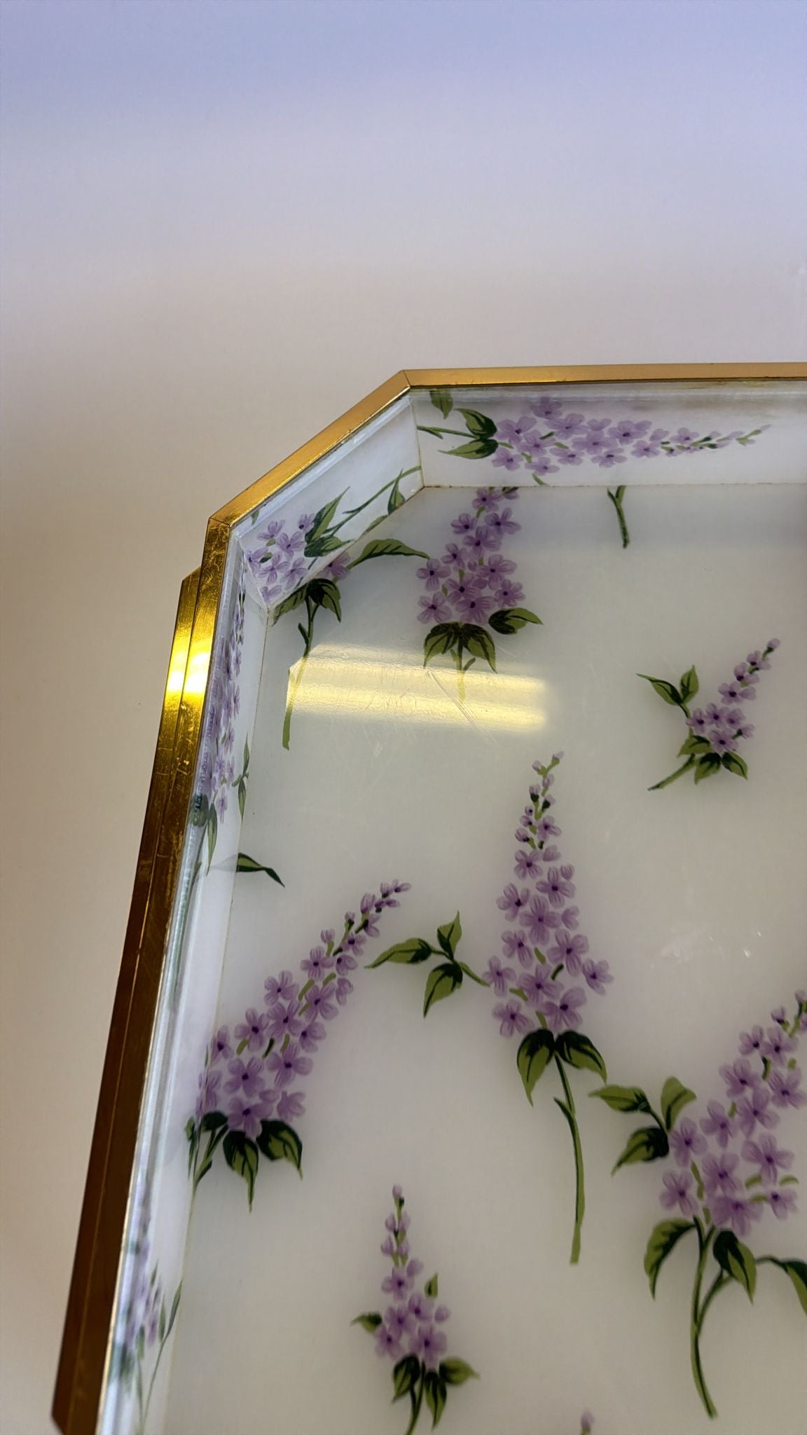 PRE-ORDER: Italian Floral Perspex Tray