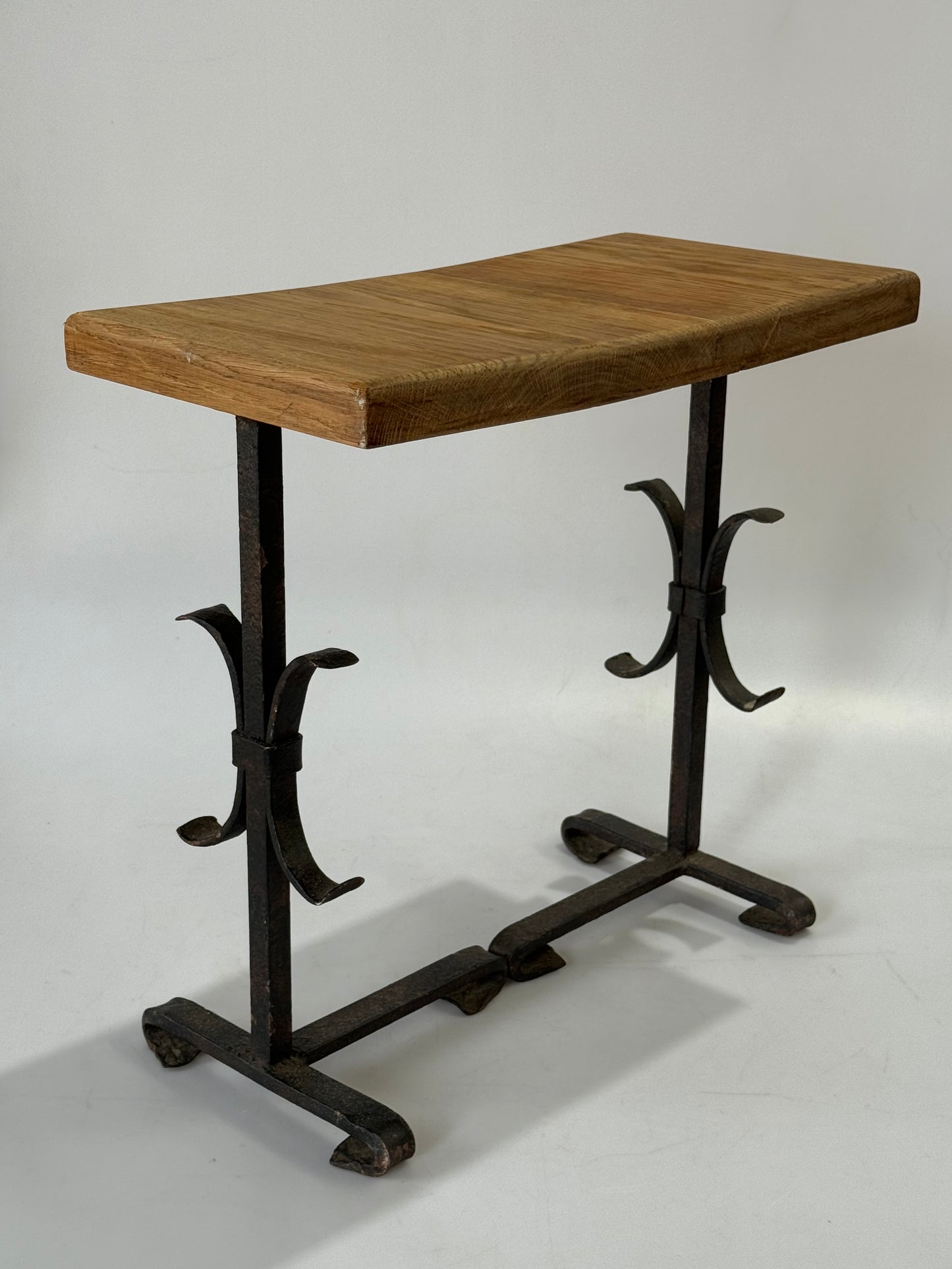 Vintage Timber & Iron Stool