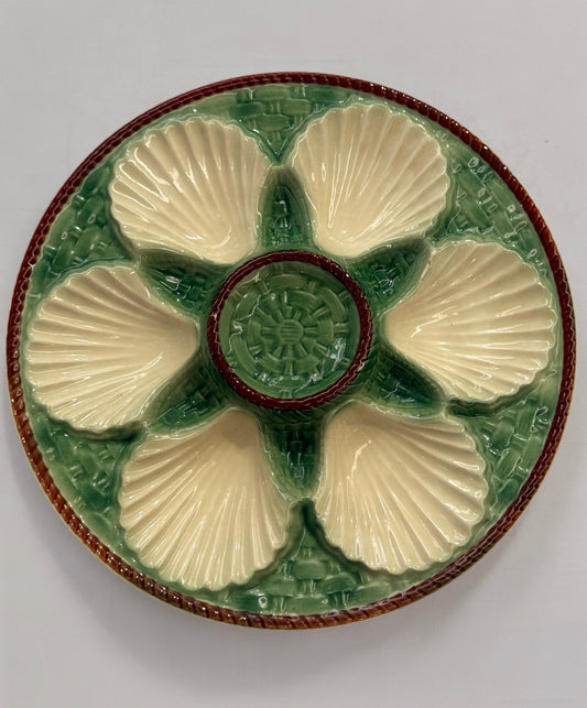 French Ceramic Oyster Plate - 4 Available