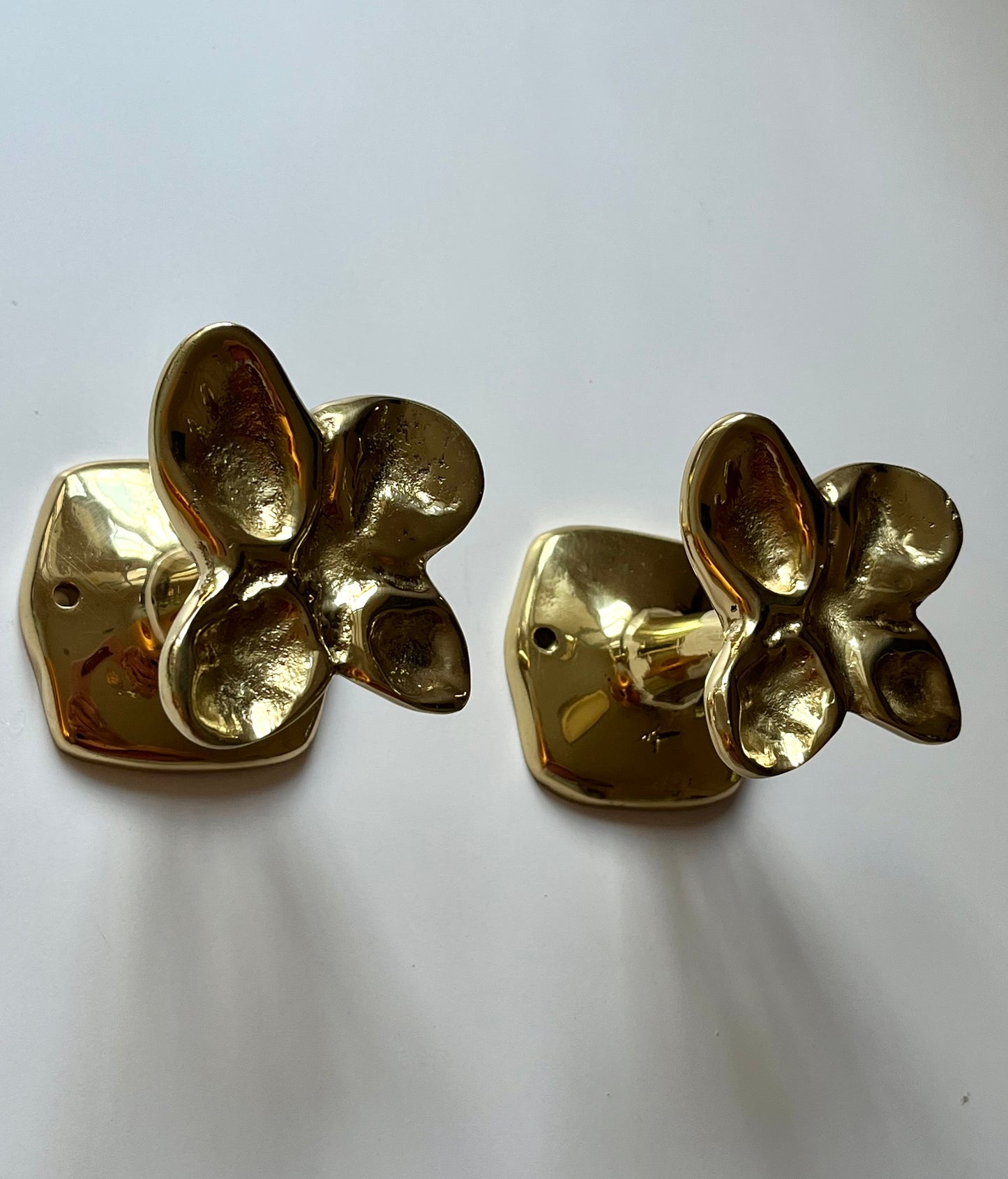 PRE-ORDER Brass Flower Hook by David Marshall