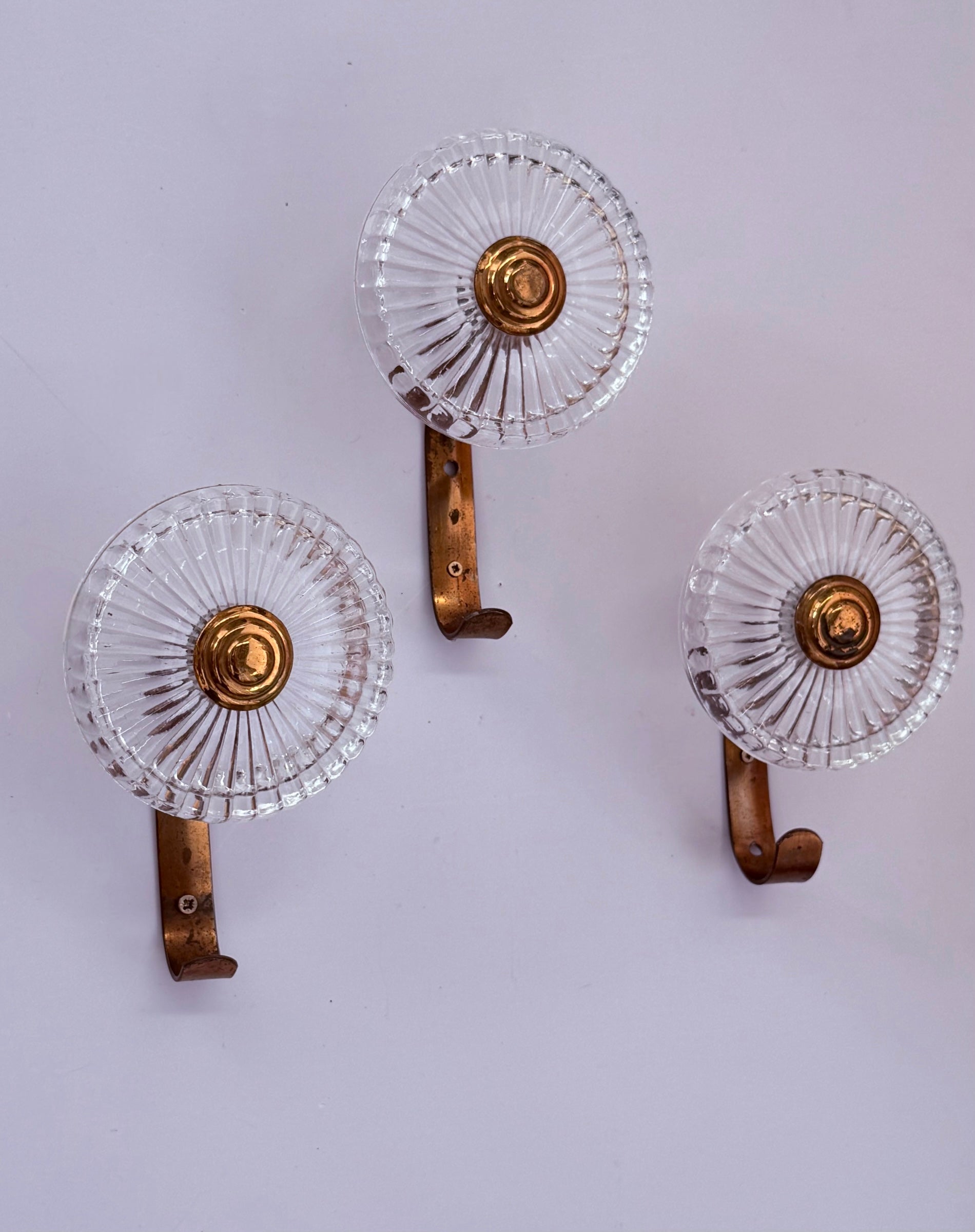 Vintage Murano Glass Wall Hook - Three Available