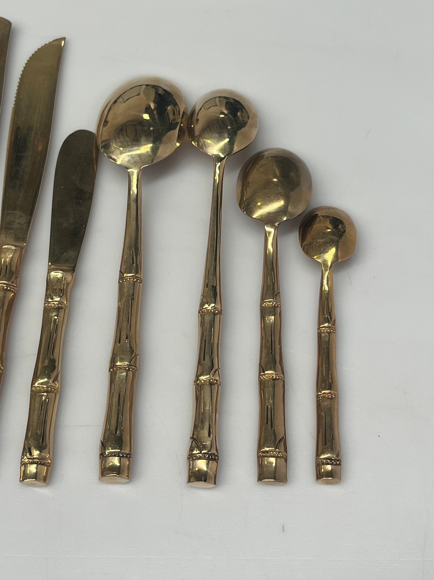 Vintage Bronze 12 Piece Cutlery Set - 10 sets available