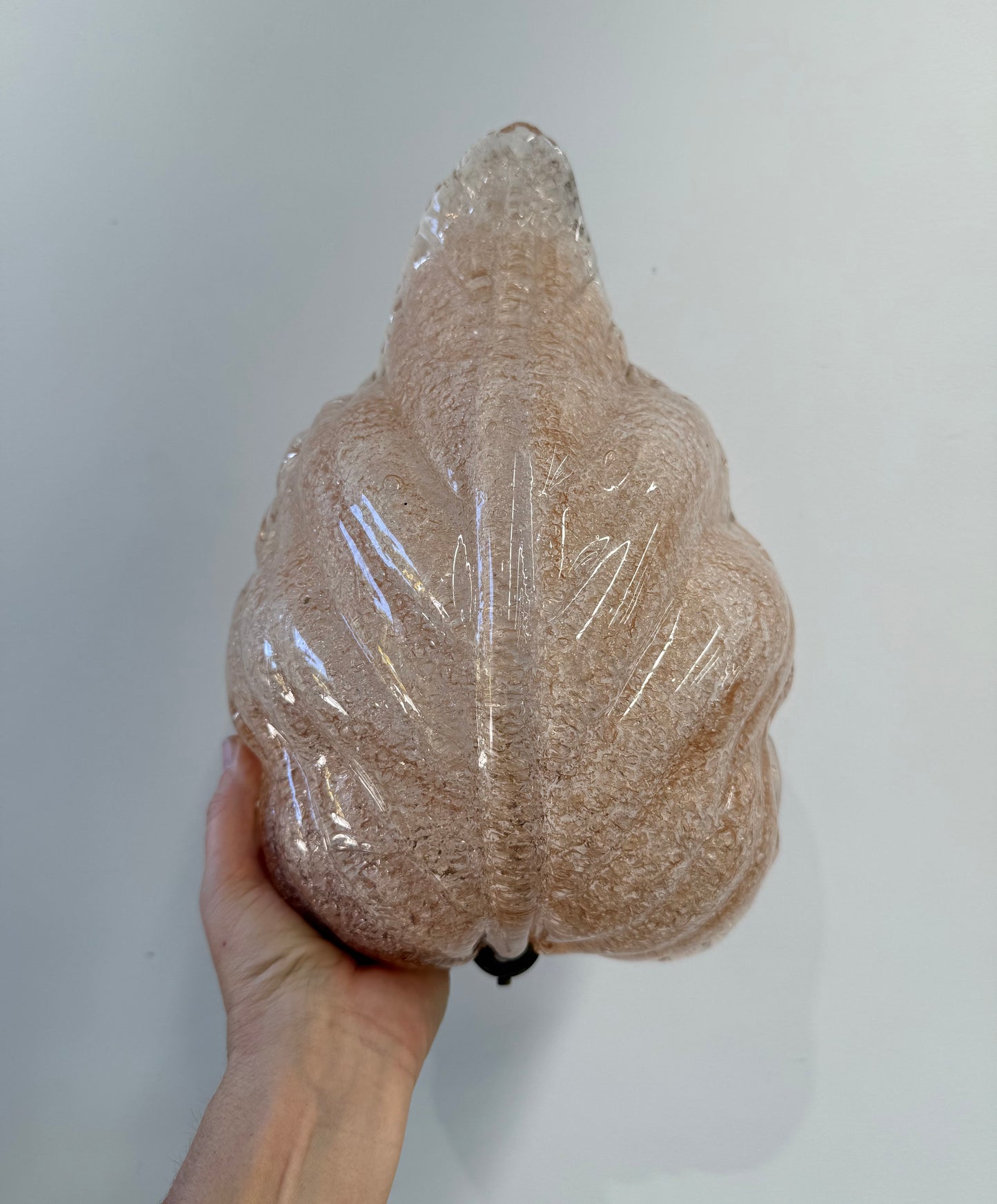 Pair of Foglia Murano Wall Lights