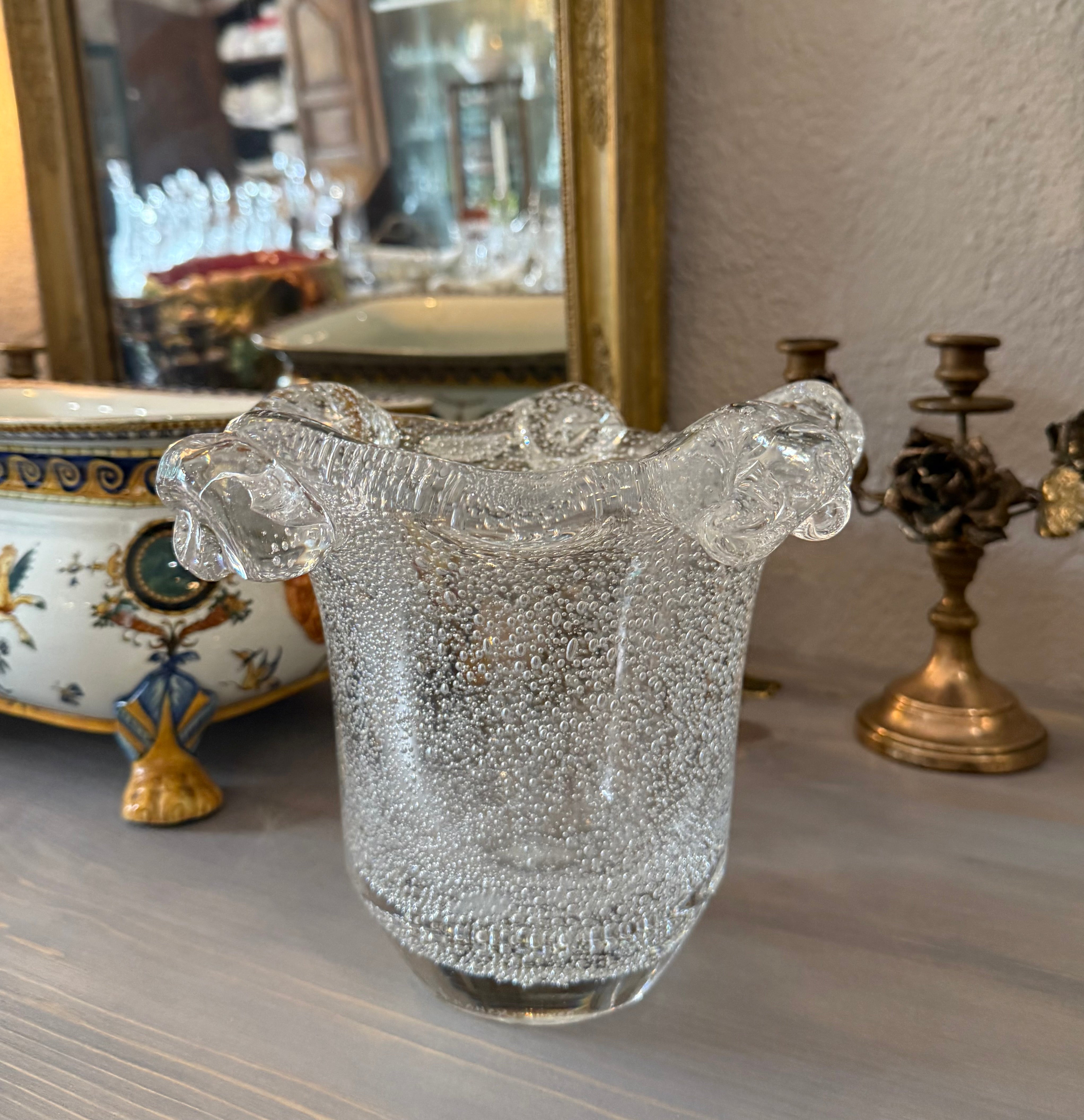 Vintage French Daum Vase, Signed